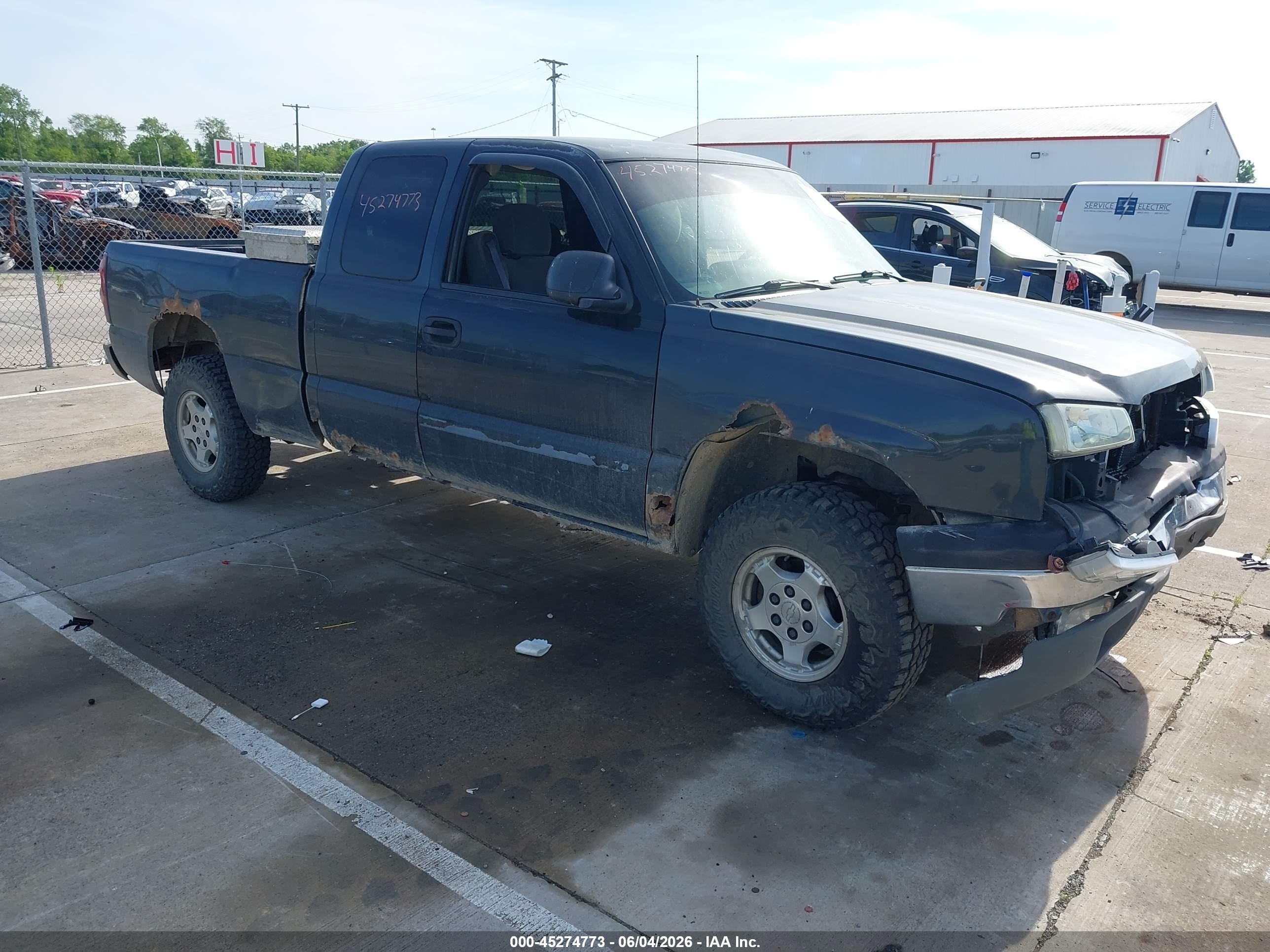 2003 Chevrolet Silverado 1500 Ls Gray vin: 2GCEK19T531259529