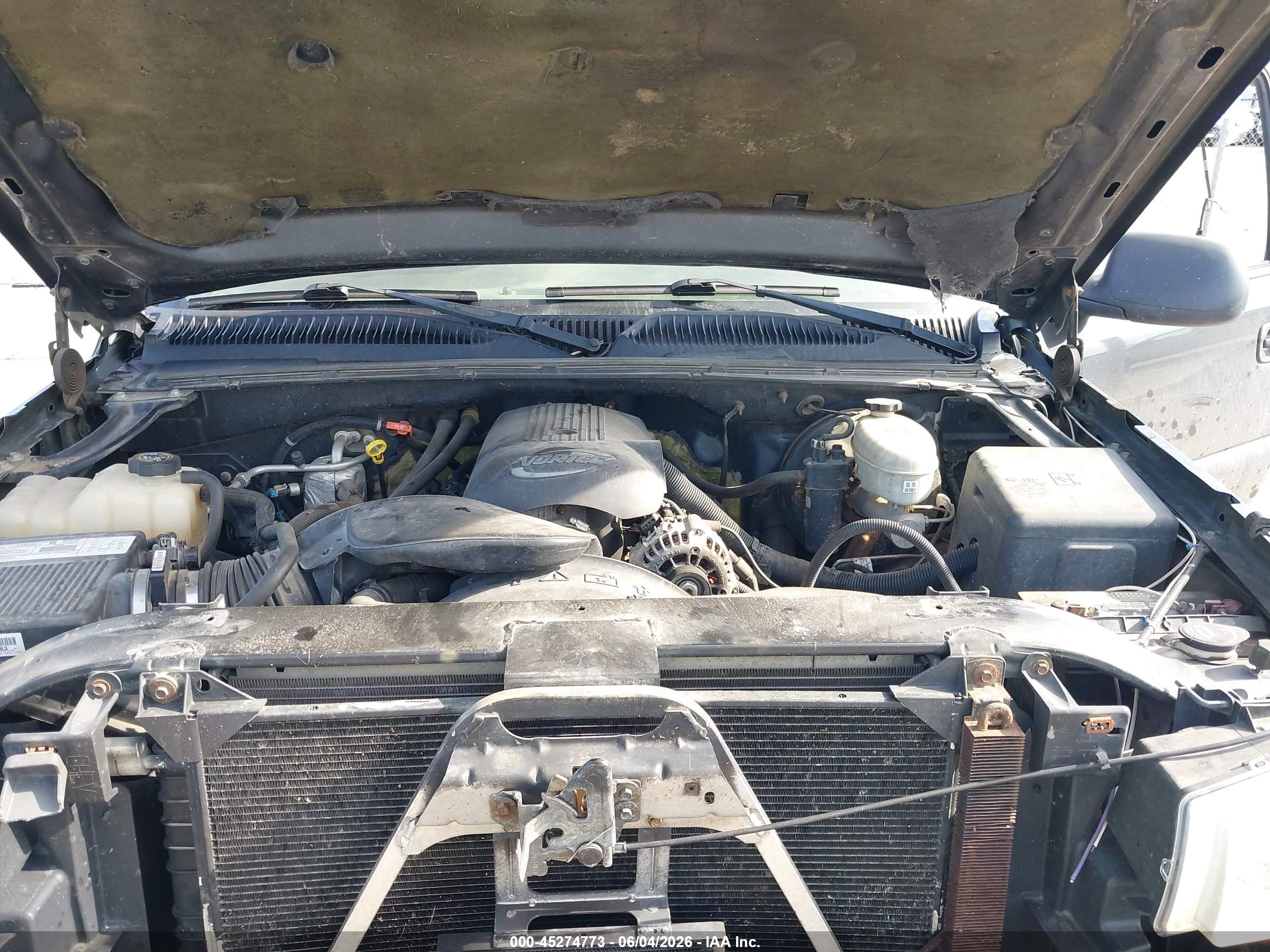 2003 Chevrolet Silverado 1500 Ls Gray vin: 2GCEK19T531259529