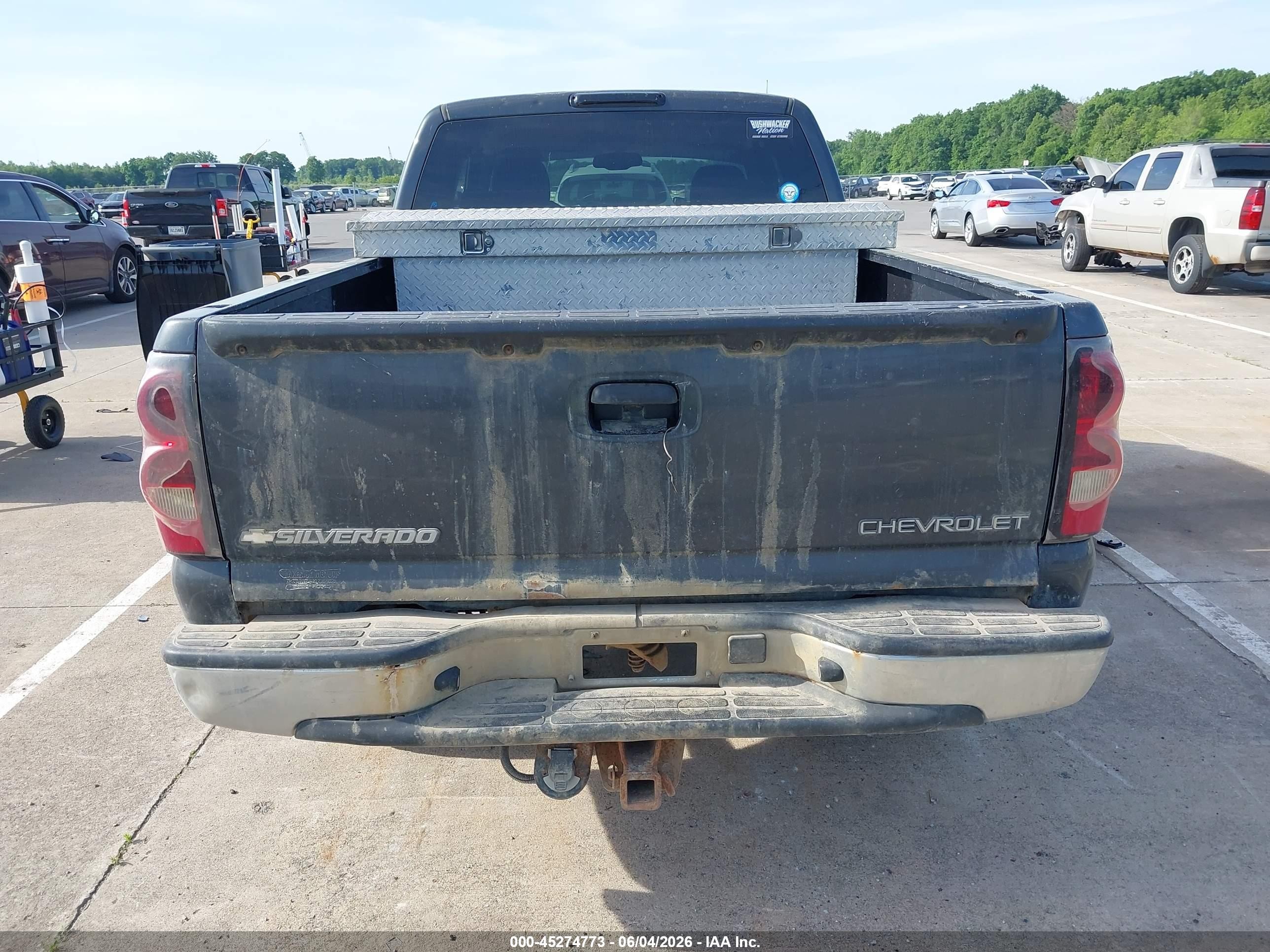 2003 Chevrolet Silverado 1500 Ls Gray vin: 2GCEK19T531259529