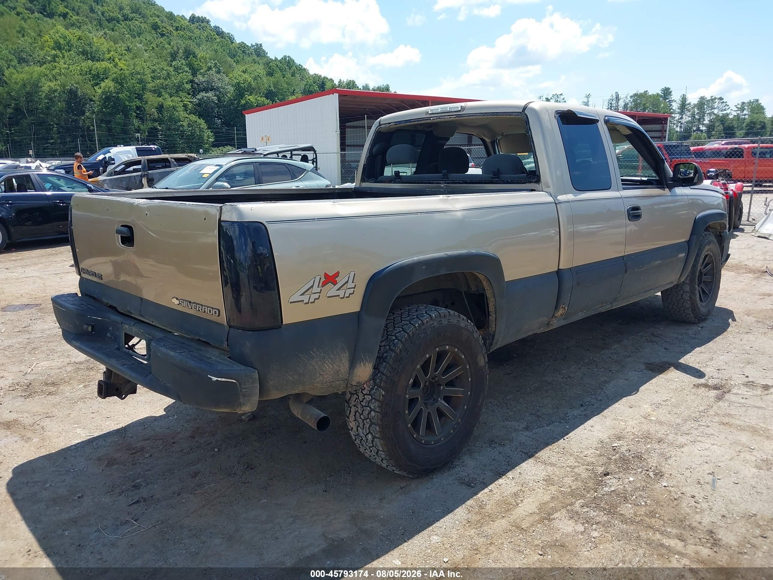 2004 Chevrolet Silverado 1500 Ls Beige vin: 2GCEK19T541247334