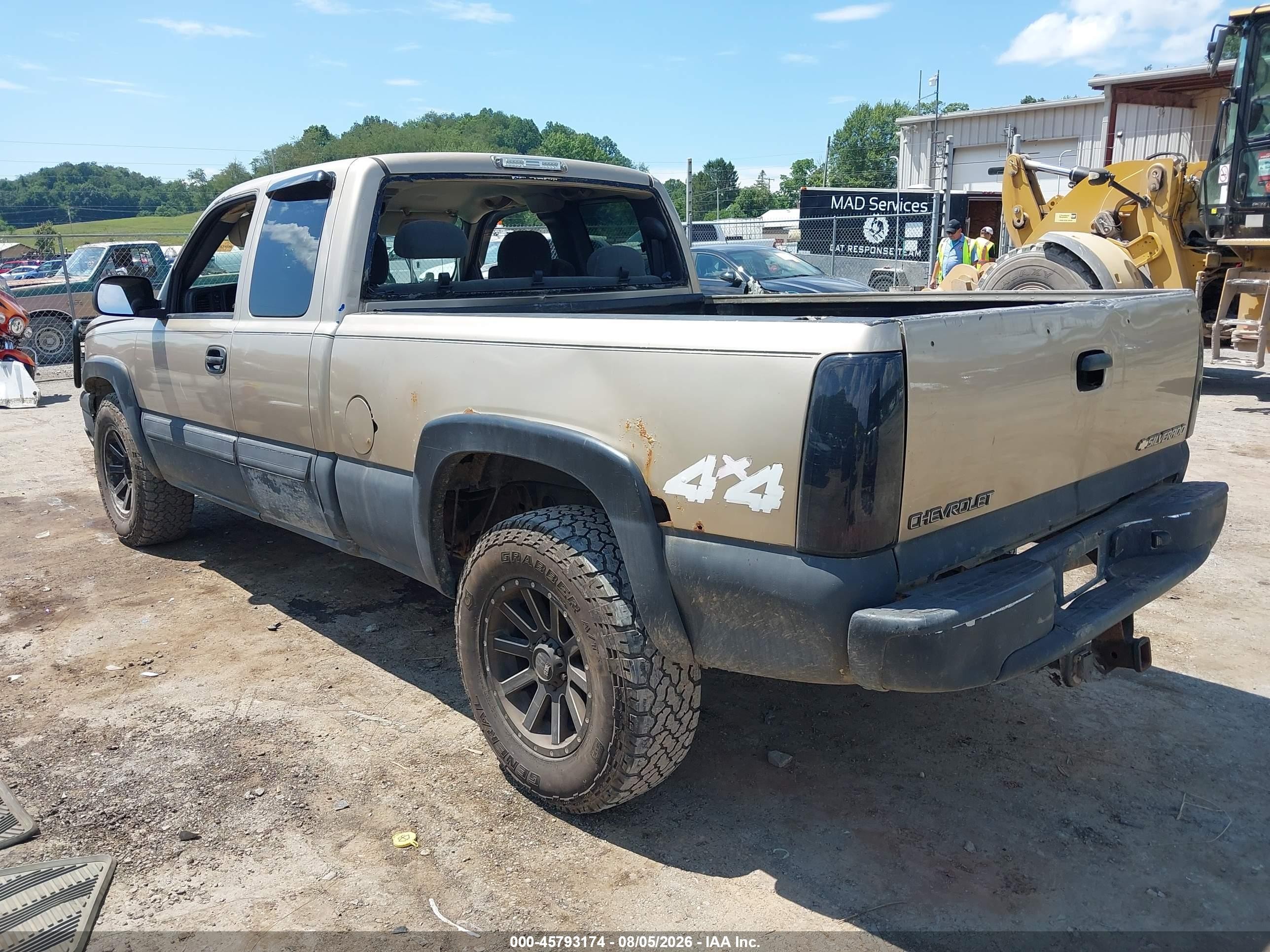 2004 Chevrolet Silverado 1500 Ls Beige vin: 2GCEK19T541247334
