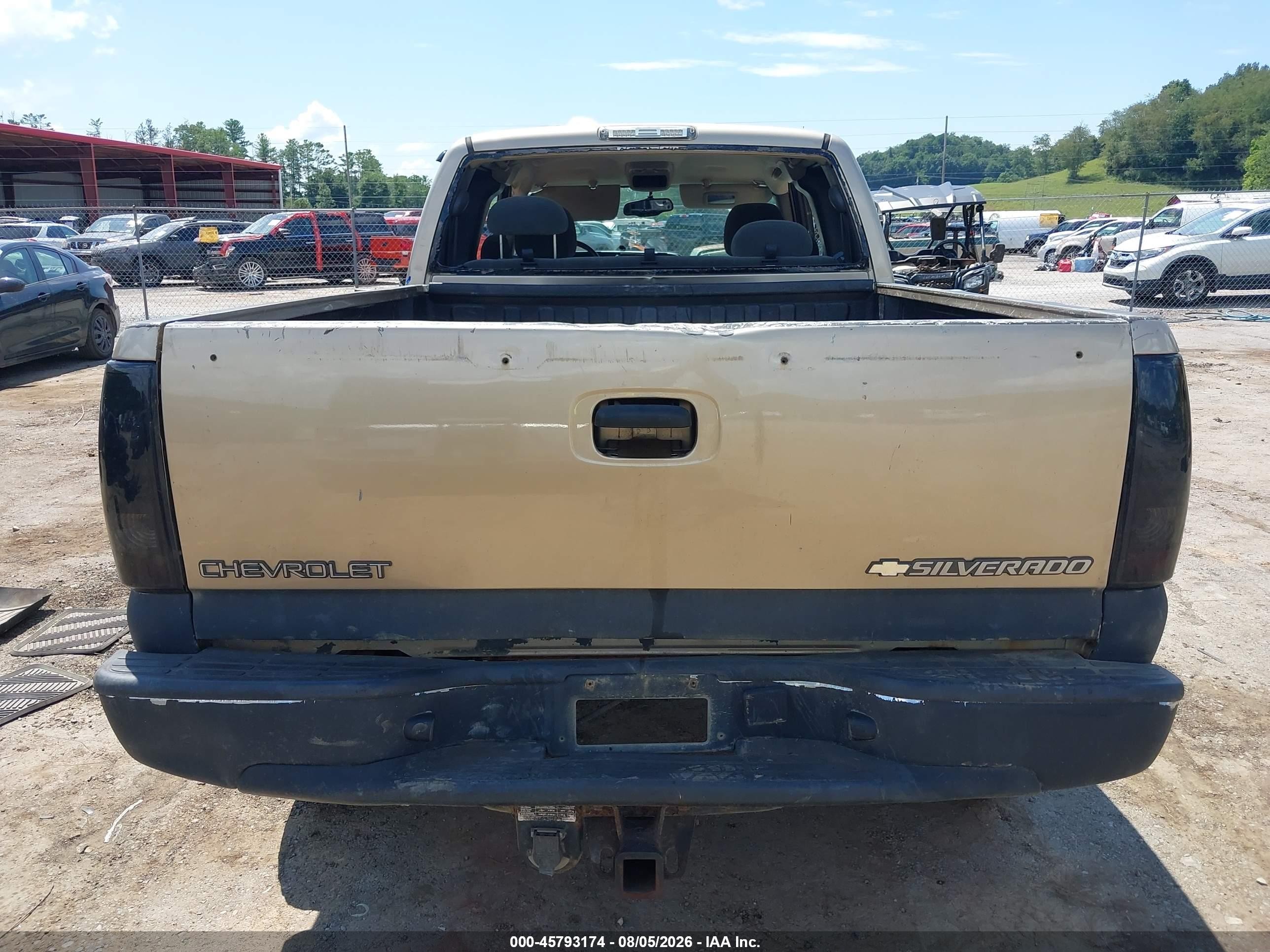 2004 Chevrolet Silverado 1500 Ls Beige vin: 2GCEK19T541247334