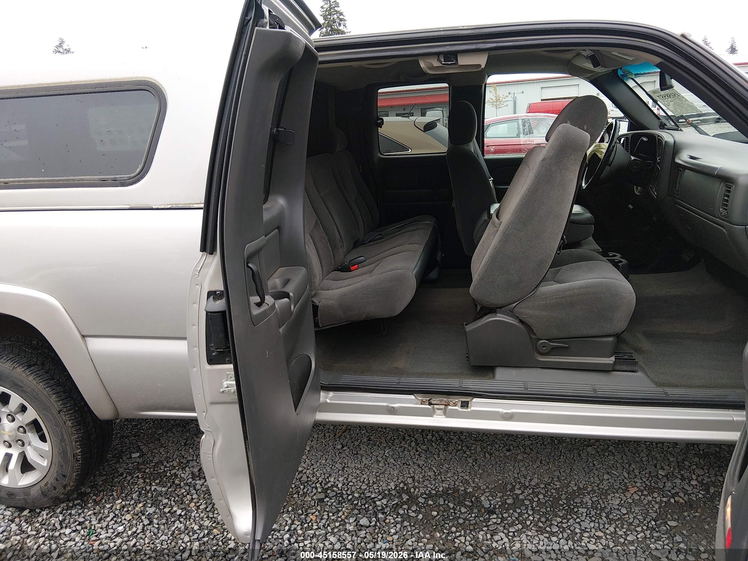 2004 Chevrolet Silverado 1500 Z71 Silver vin: 2GCEK19T541381681