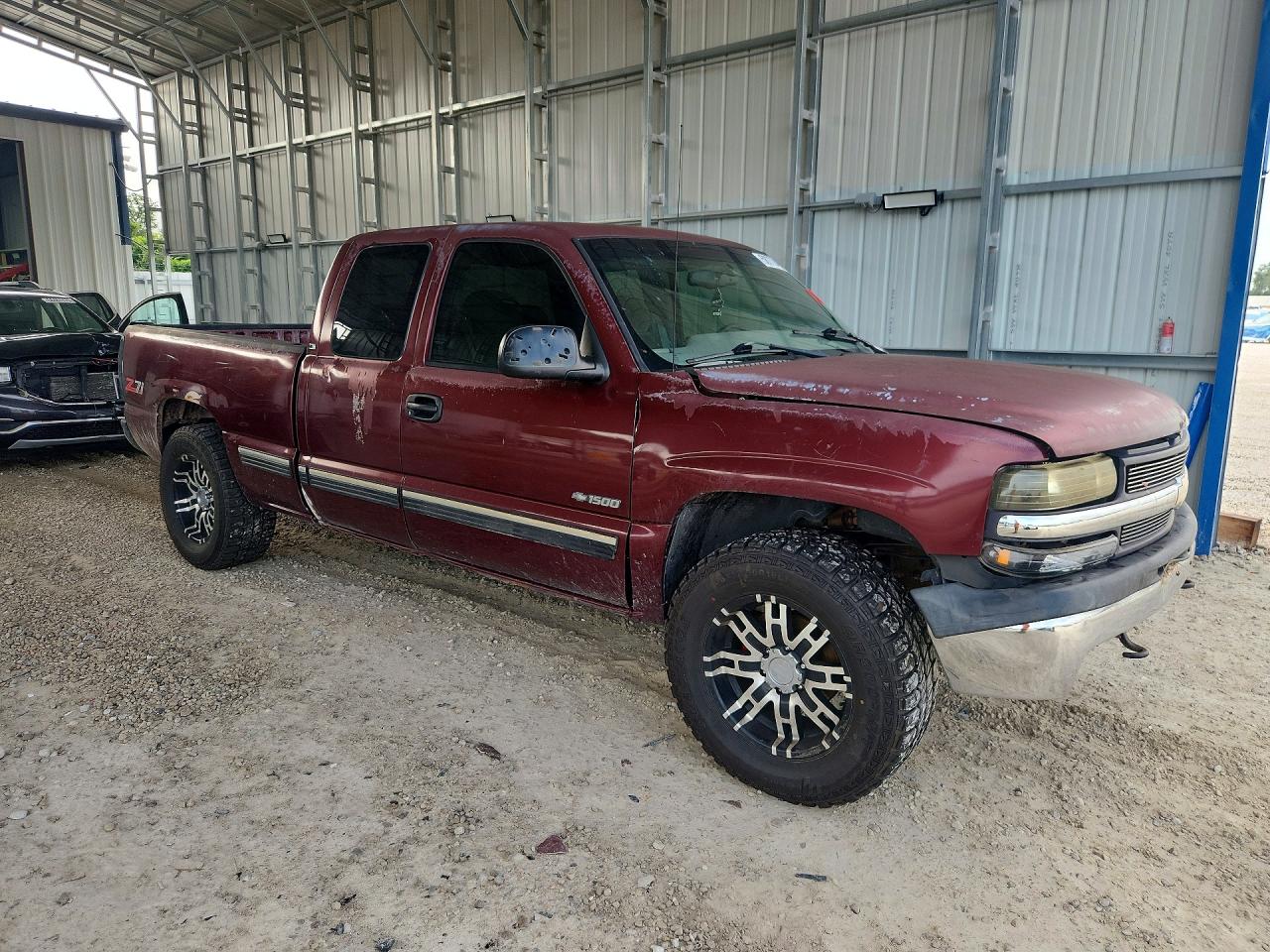 1999 Chevrolet Silverado K1500 Maroon vin: 2GCEK19T5X1197569