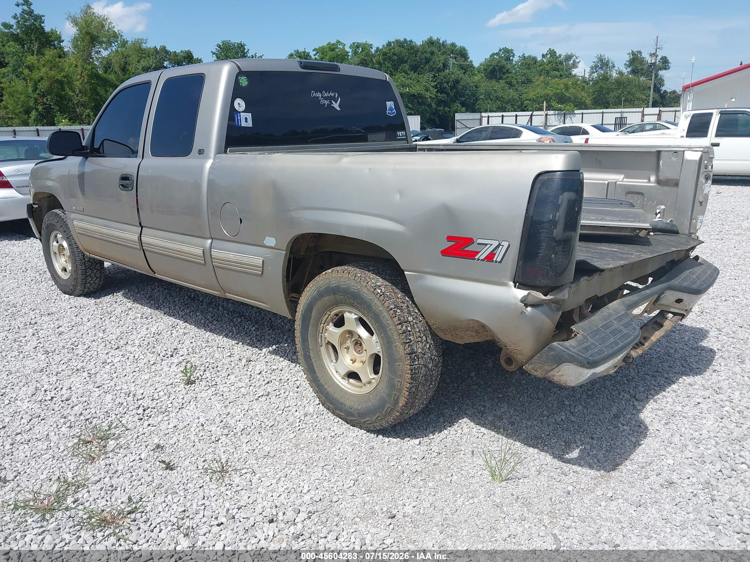 1999 Chevrolet Silverado 1500 Ls Gold vin: 2GCEK19T5X1233048