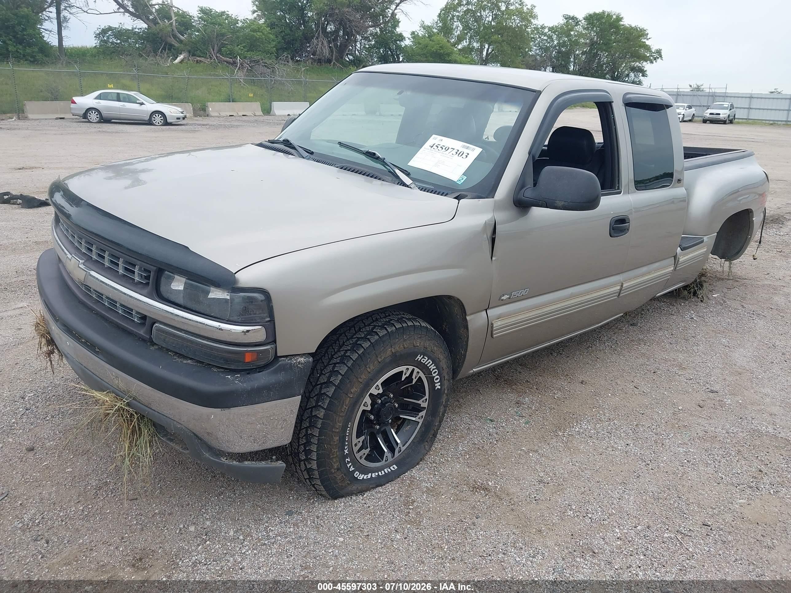 2000 Chevrolet Silverado 1500 Lt Tan vin: 2GCEK19T5Y1139608