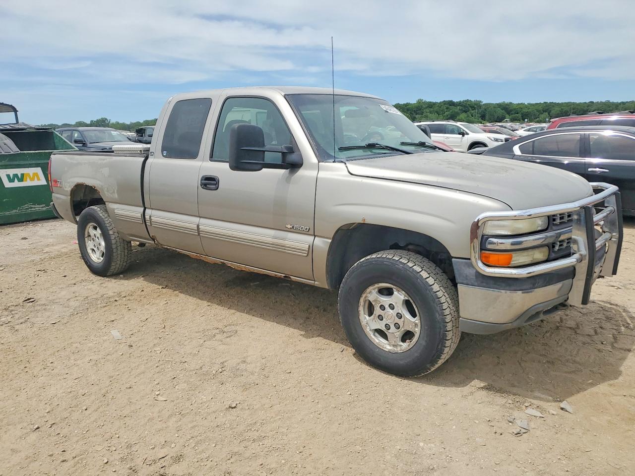 2000 Chevrolet Silverado K1500 Silver vin: 2GCEK19T5Y1156697