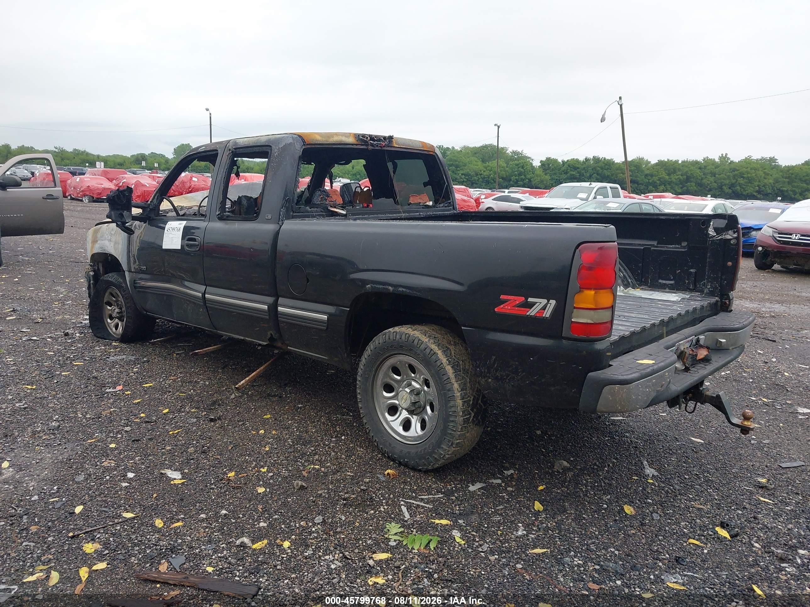 2000 Chevrolet Silverado 1500 Ls Black vin: 2GCEK19T5Y1207681