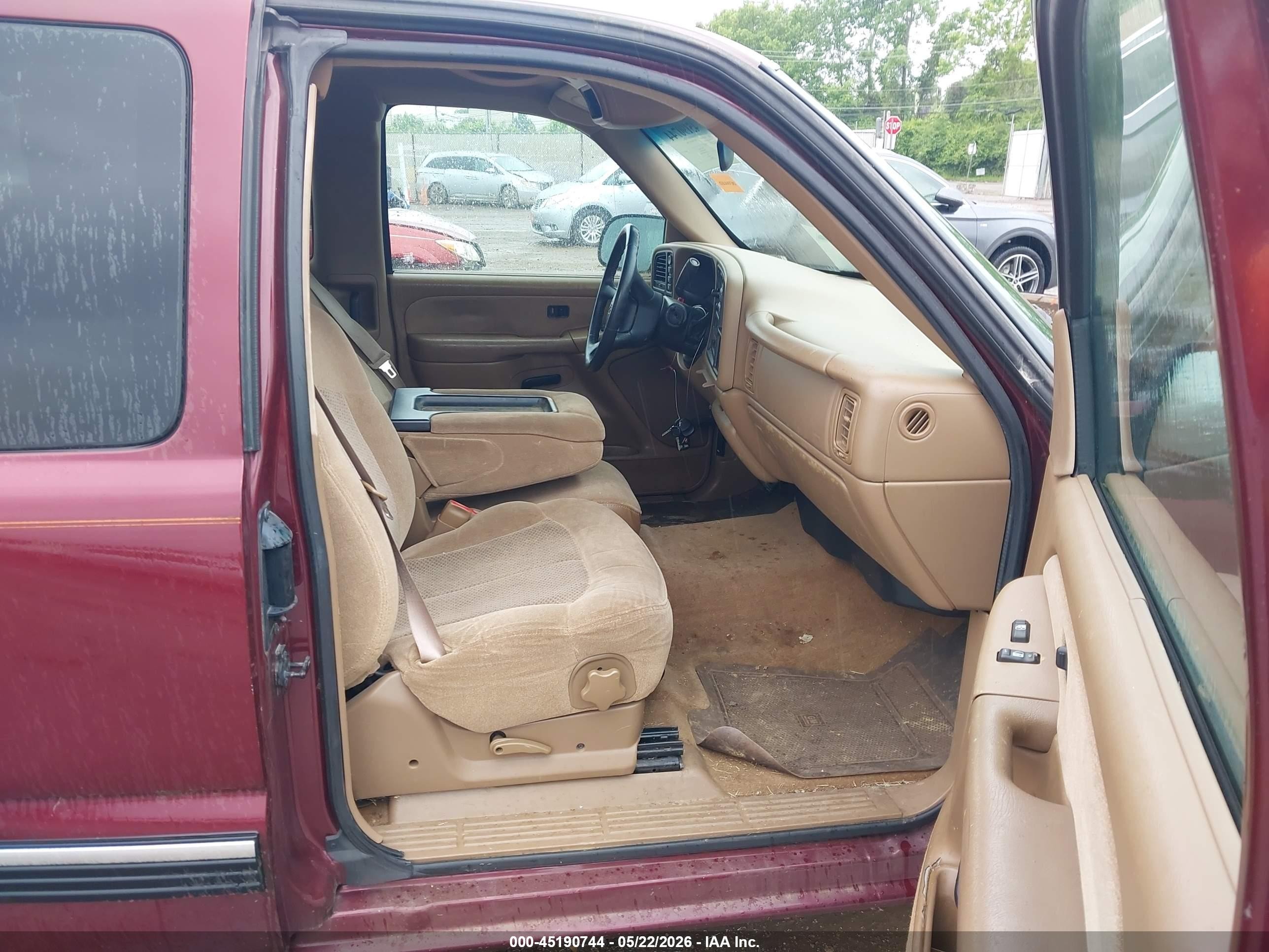 2000 Chevrolet Silverado 1500 Ls Burgundy vin: 2GCEK19T5Y1338111
