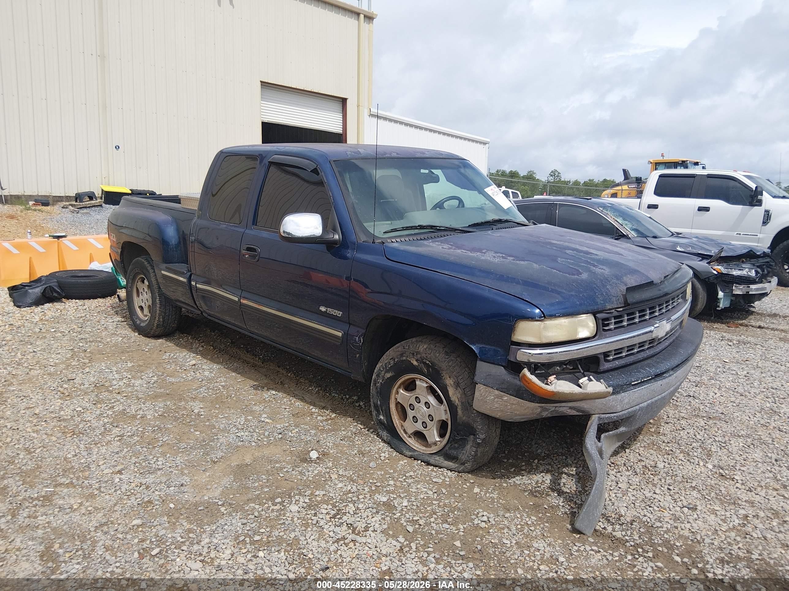 2000 Chevrolet Silverado 1500 Lt Синий vin: 2GCEK19T5Y1399328