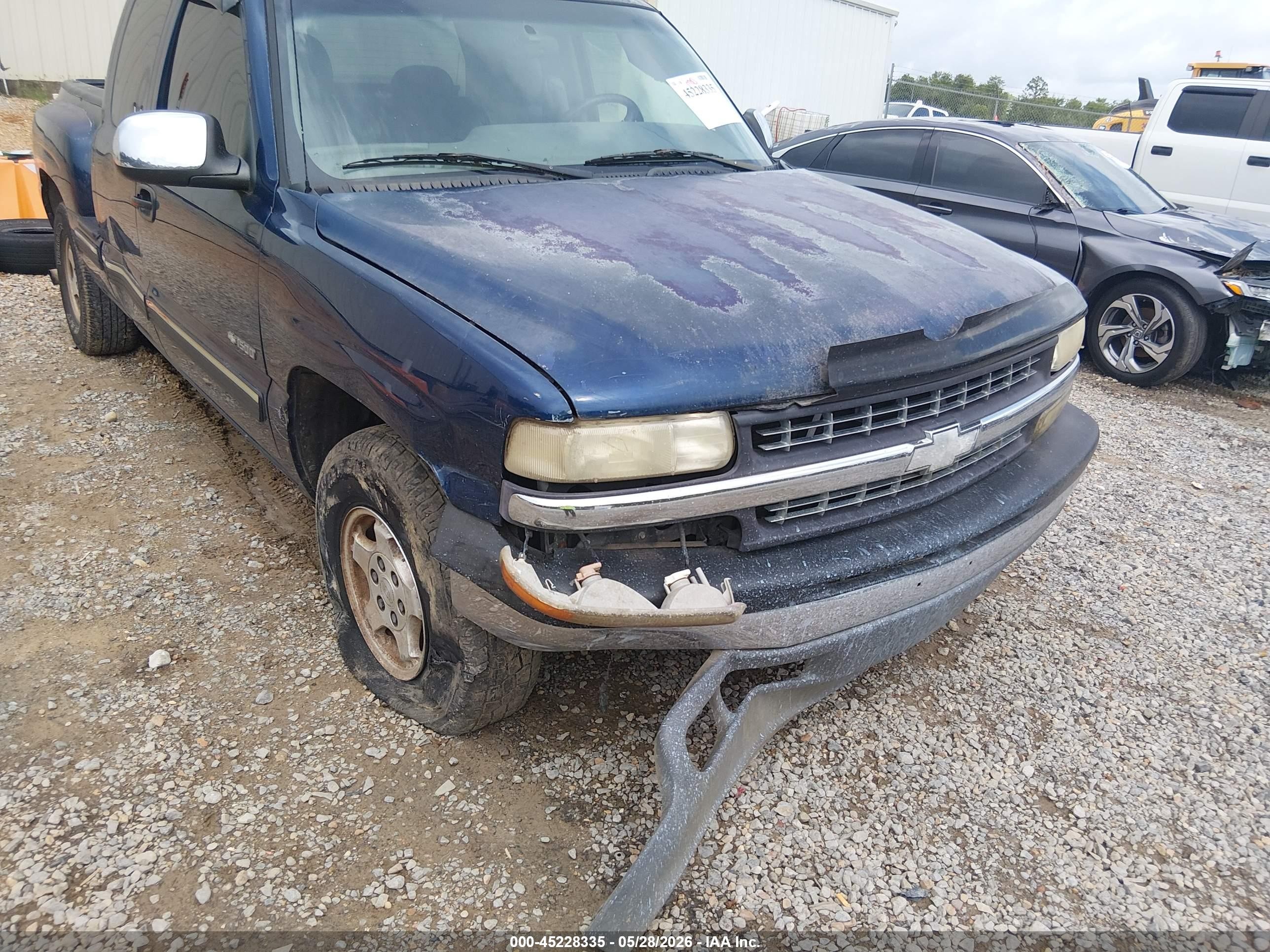 2000 Chevrolet Silverado 1500 Lt Синий vin: 2GCEK19T5Y1399328