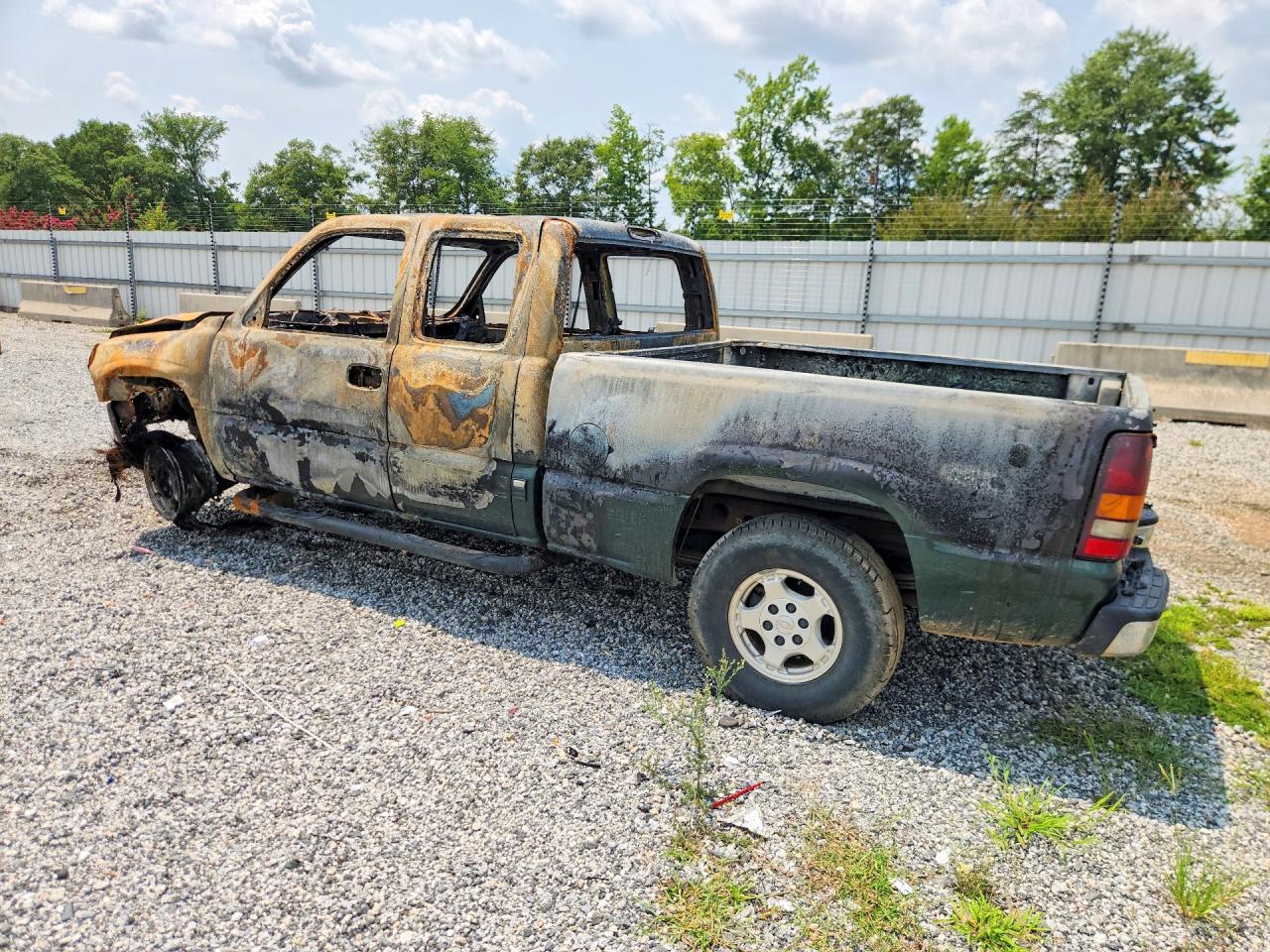 2001 Chevrolet Silverado K1500 Black vin: 2GCEK19T611343534