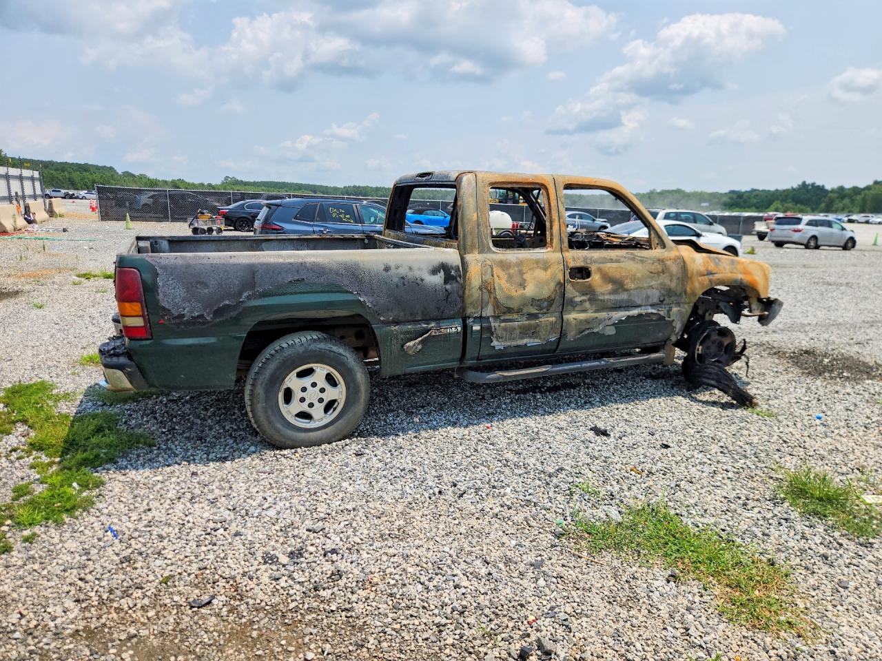 2001 Chevrolet Silverado K1500 Black vin: 2GCEK19T611343534