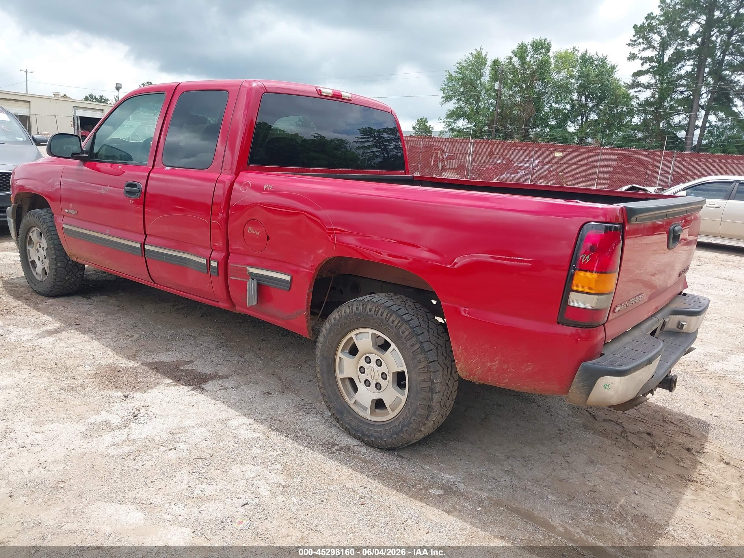 2002 Chevrolet Silverado 1500 Lt Red vin: 2GCEK19T621114224