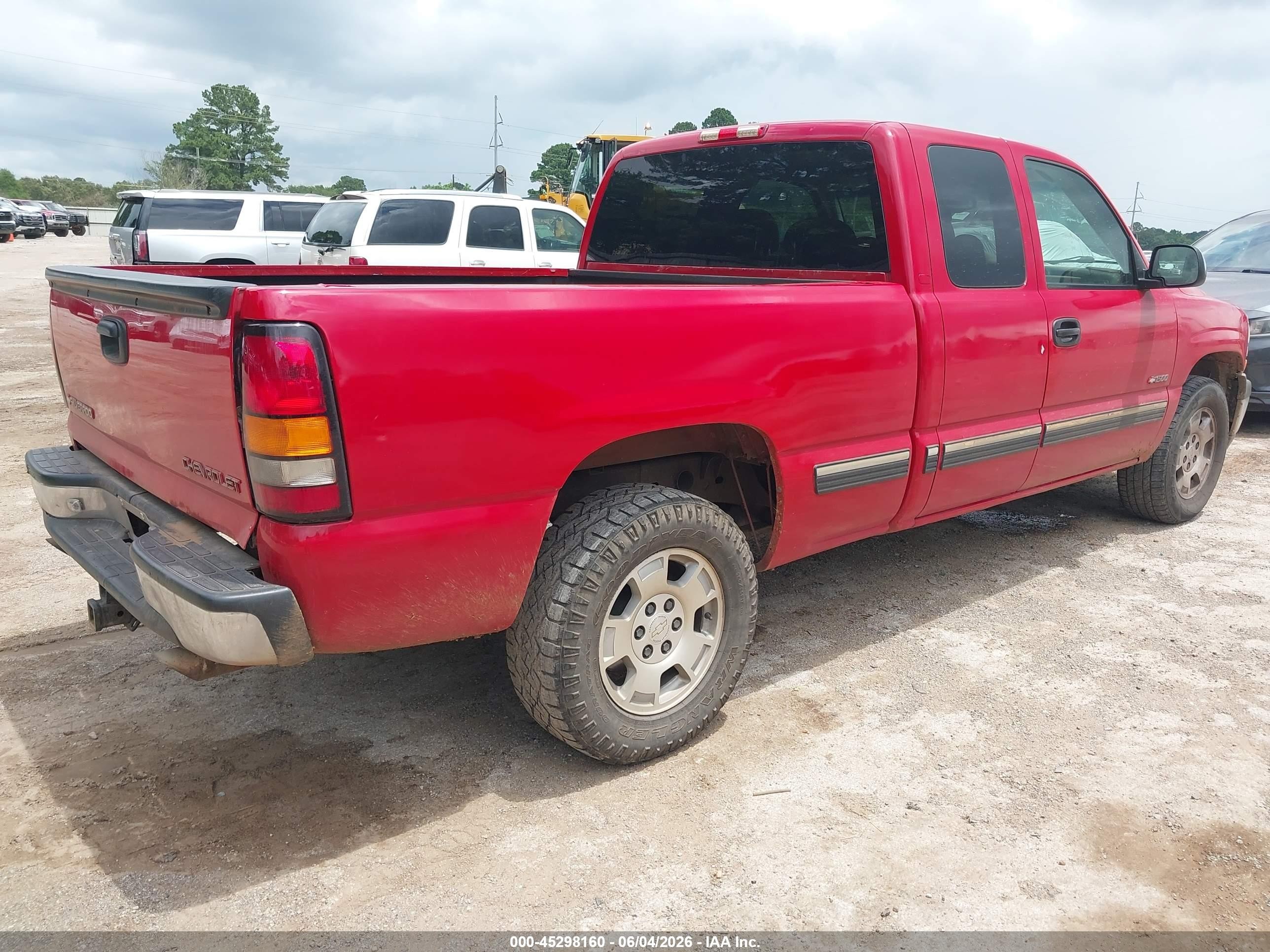 2002 Chevrolet Silverado 1500 Lt Red vin: 2GCEK19T621114224