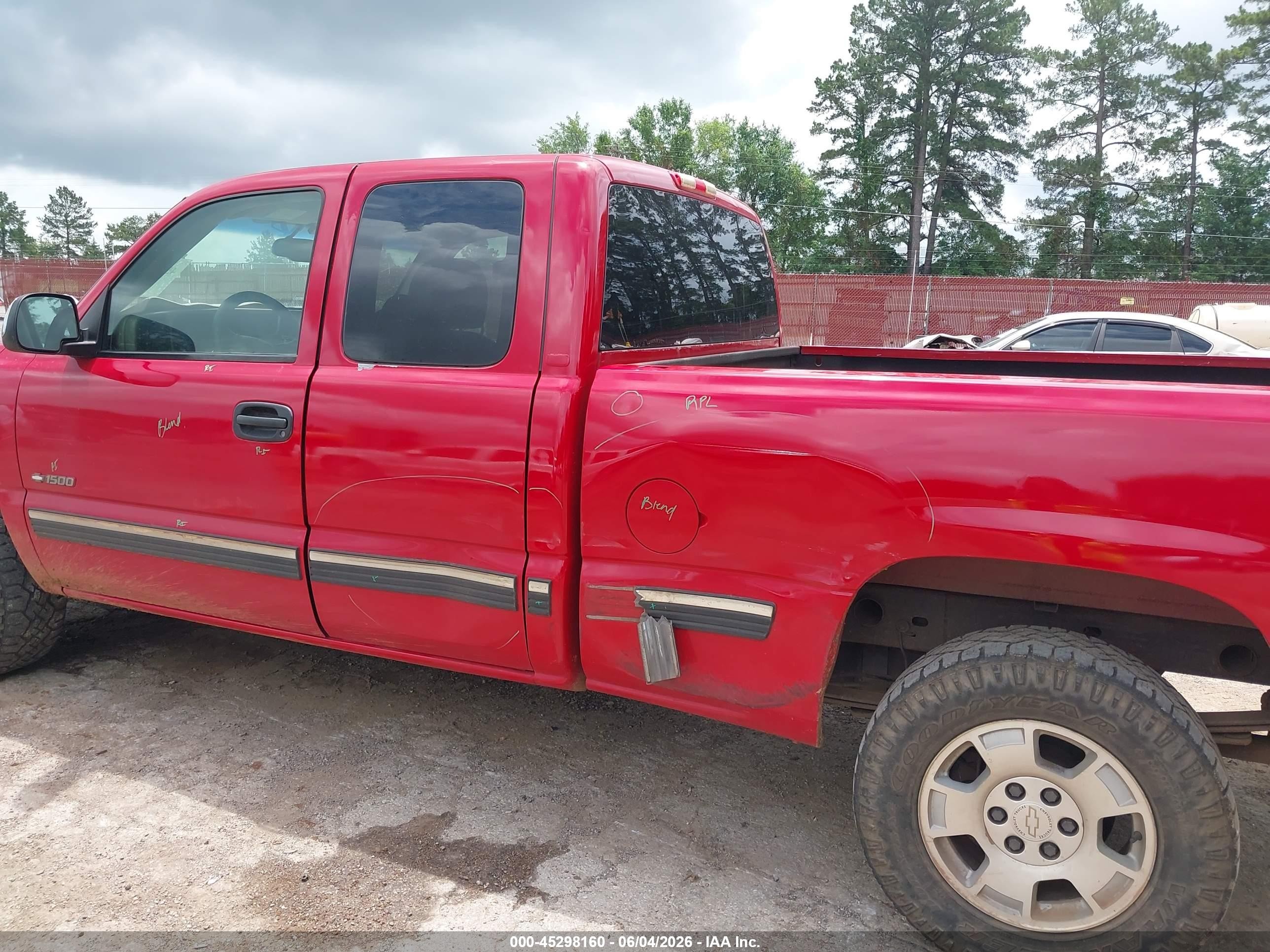 2002 Chevrolet Silverado 1500 Lt Red vin: 2GCEK19T621114224