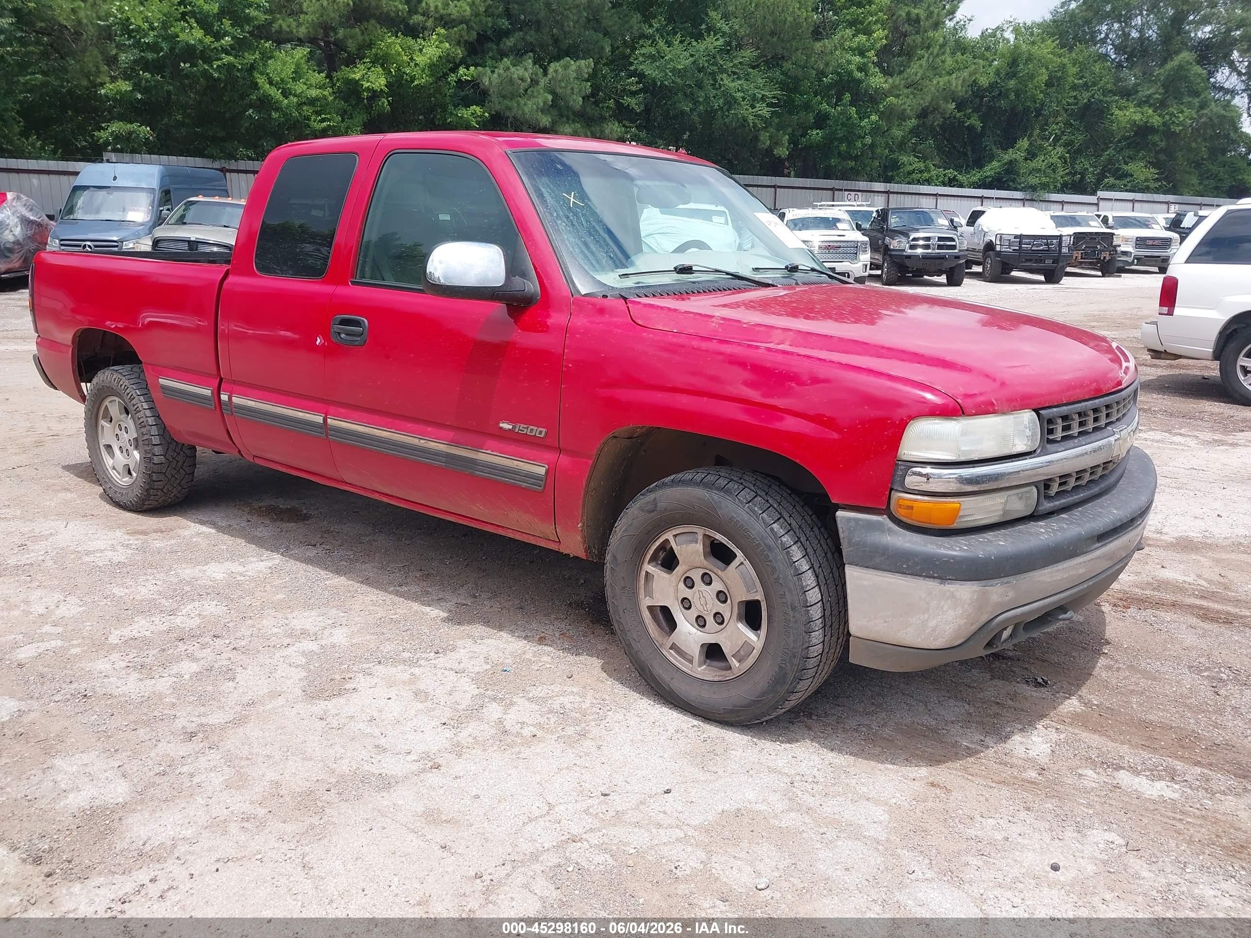 2002 Chevrolet Silverado 1500 Lt Red vin: 2GCEK19T621114224