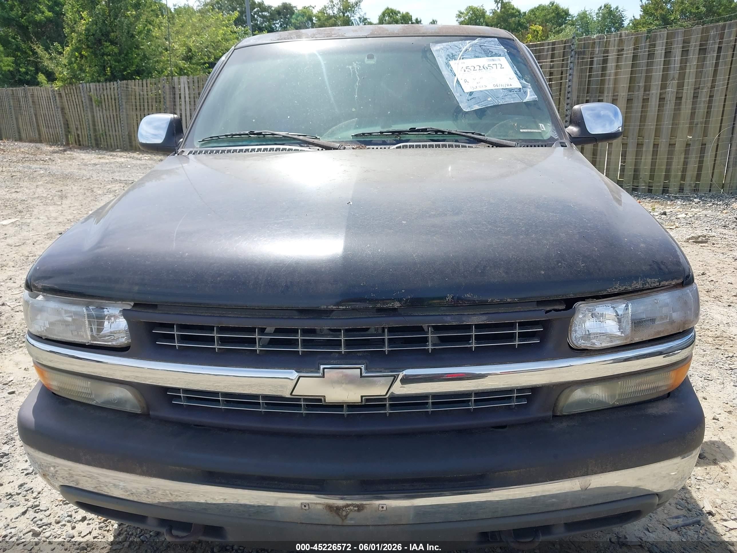 2002 Chevrolet Silverado 1500 Ls Black vin: 2GCEK19T621334754