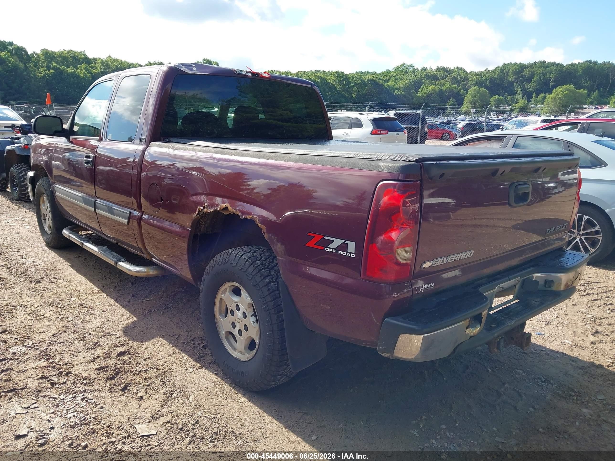 2003 Chevrolet Silverado 1500 Ls Burgundy vin: 2GCEK19T631338434