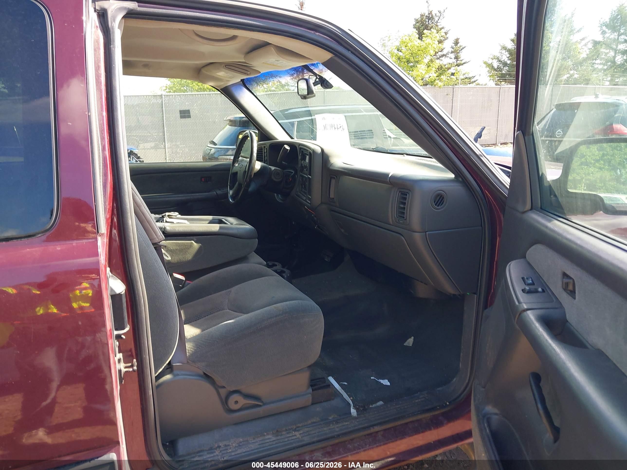 2003 Chevrolet Silverado 1500 Ls Burgundy vin: 2GCEK19T631338434