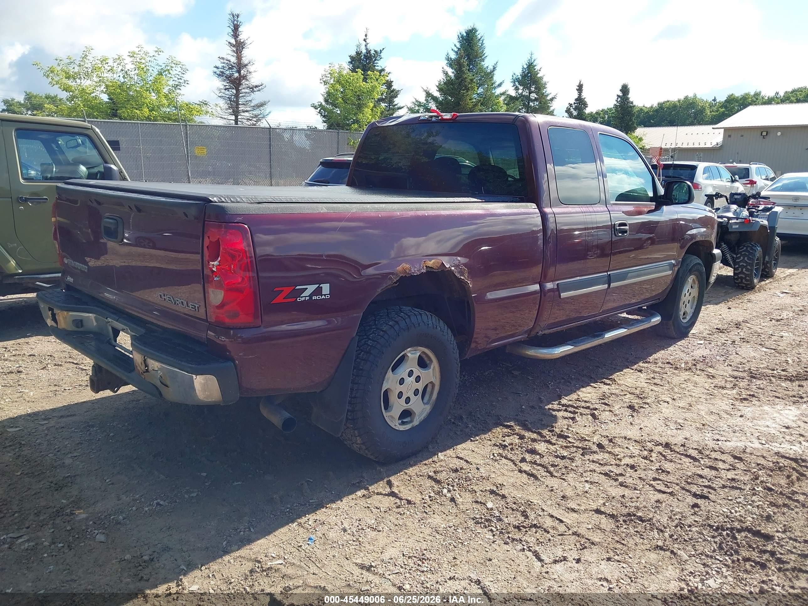2003 Chevrolet Silverado 1500 Ls Burgundy vin: 2GCEK19T631338434