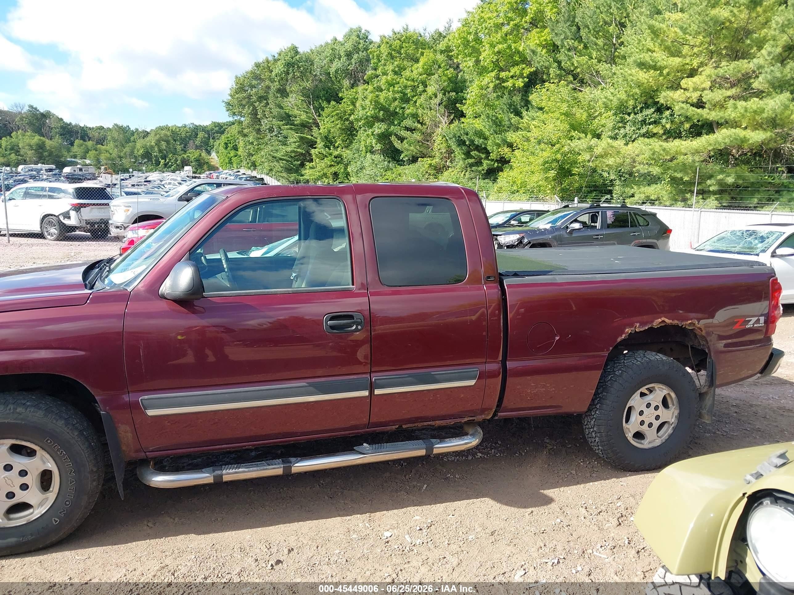 2003 Chevrolet Silverado 1500 Ls Burgundy vin: 2GCEK19T631338434