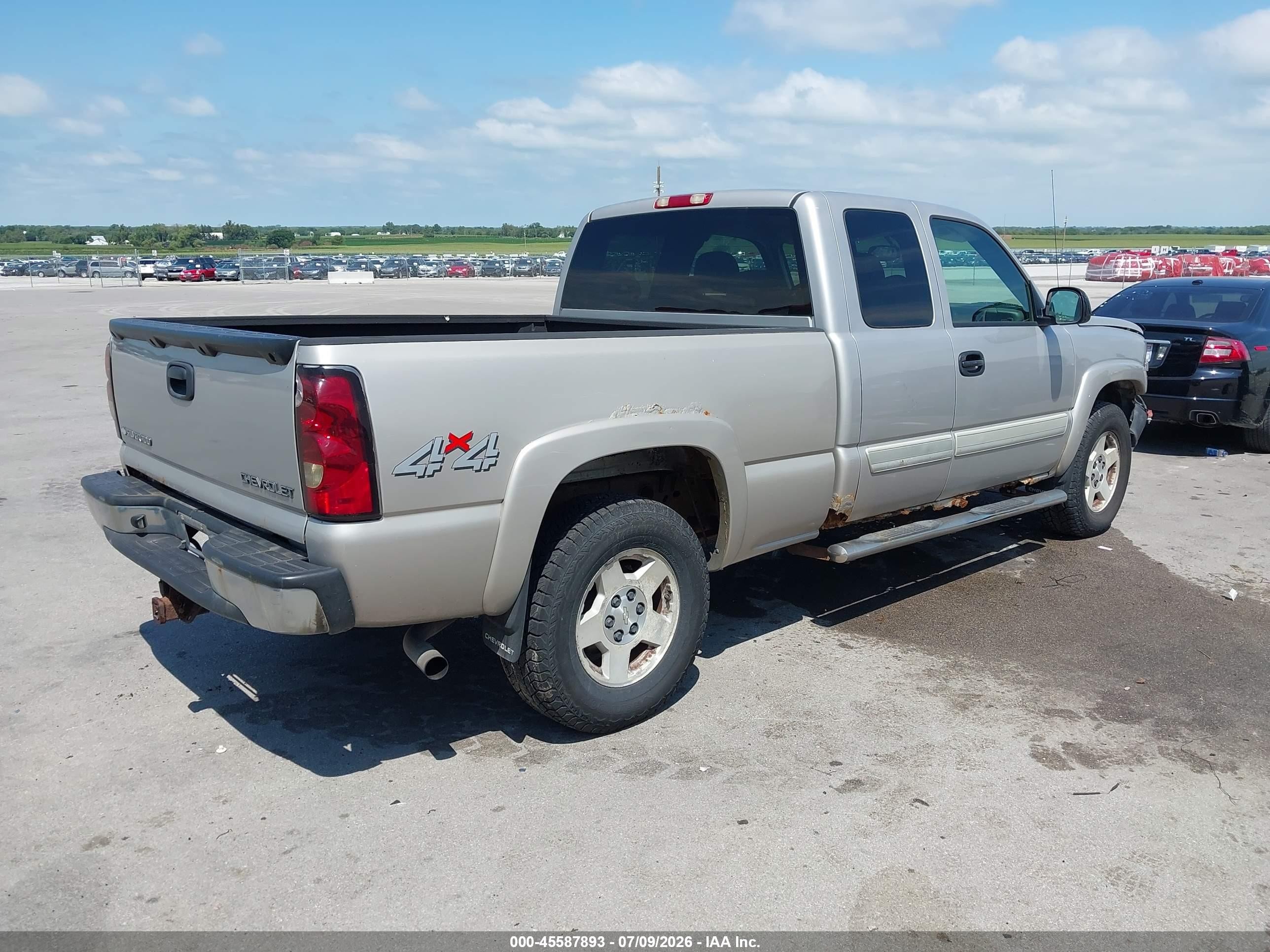 2004 Chevrolet Silverado 1500 Z71 Gray vin: 2GCEK19T641205514