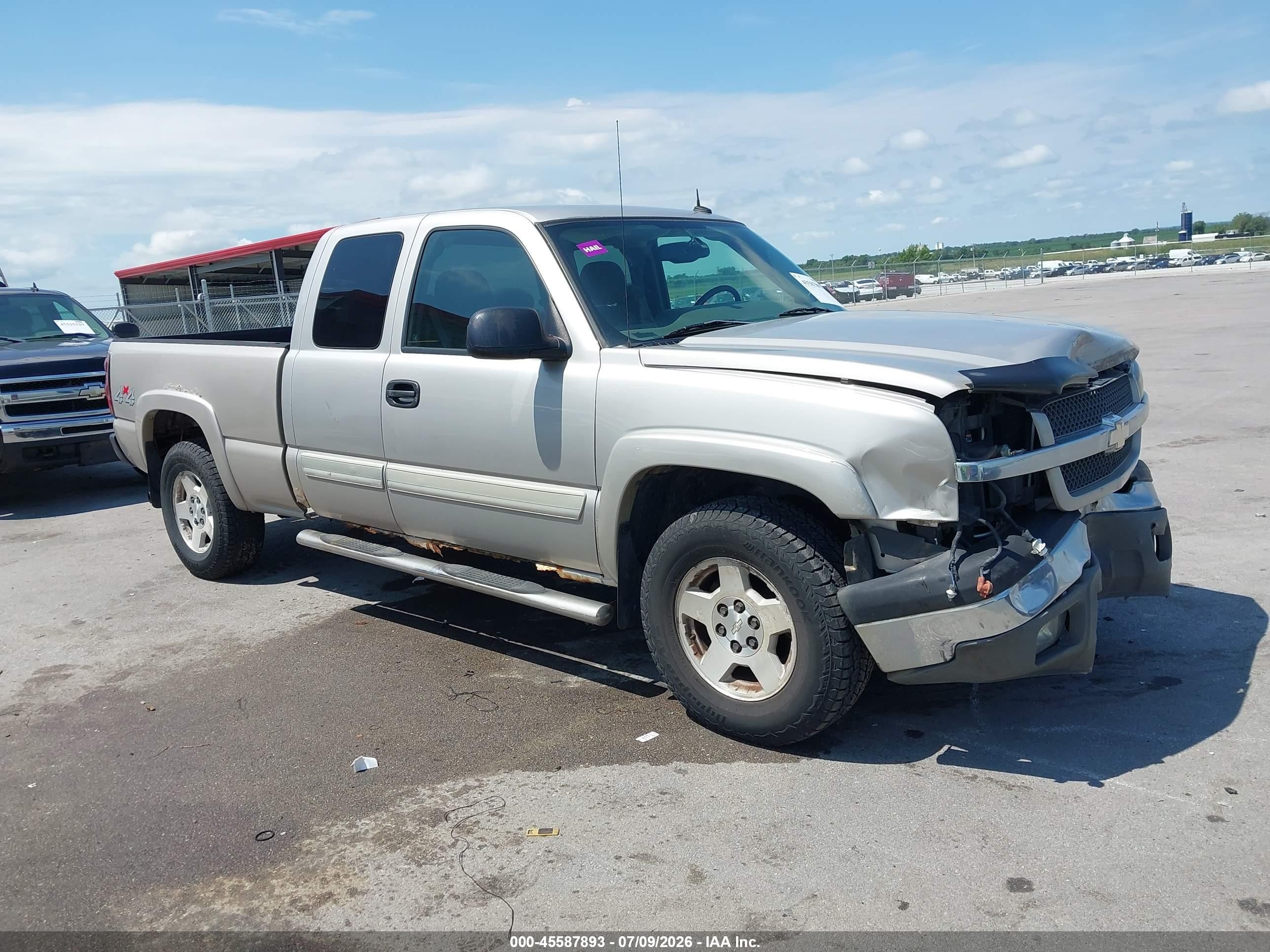 2004 Chevrolet Silverado 1500 Z71 Gray vin: 2GCEK19T641205514