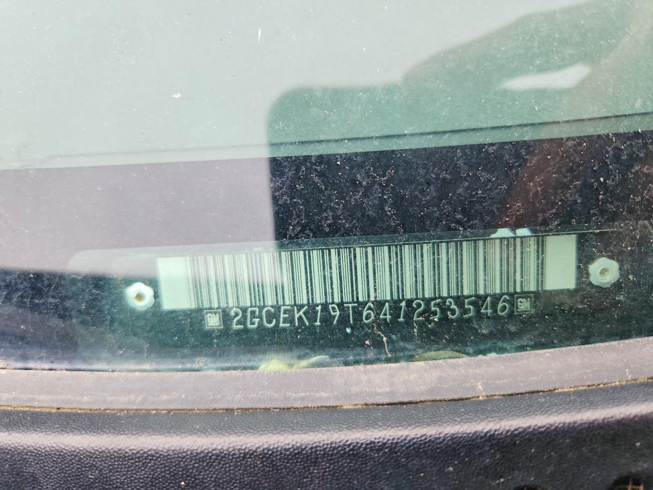 2004 Chevrolet Silverado K1500 Charcoal vin: 2GCEK19T641253546
