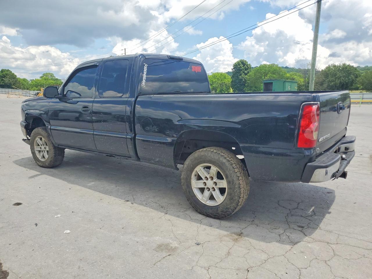 2004 Chevrolet Silverado K1500 Black vin: 2GCEK19T641256253