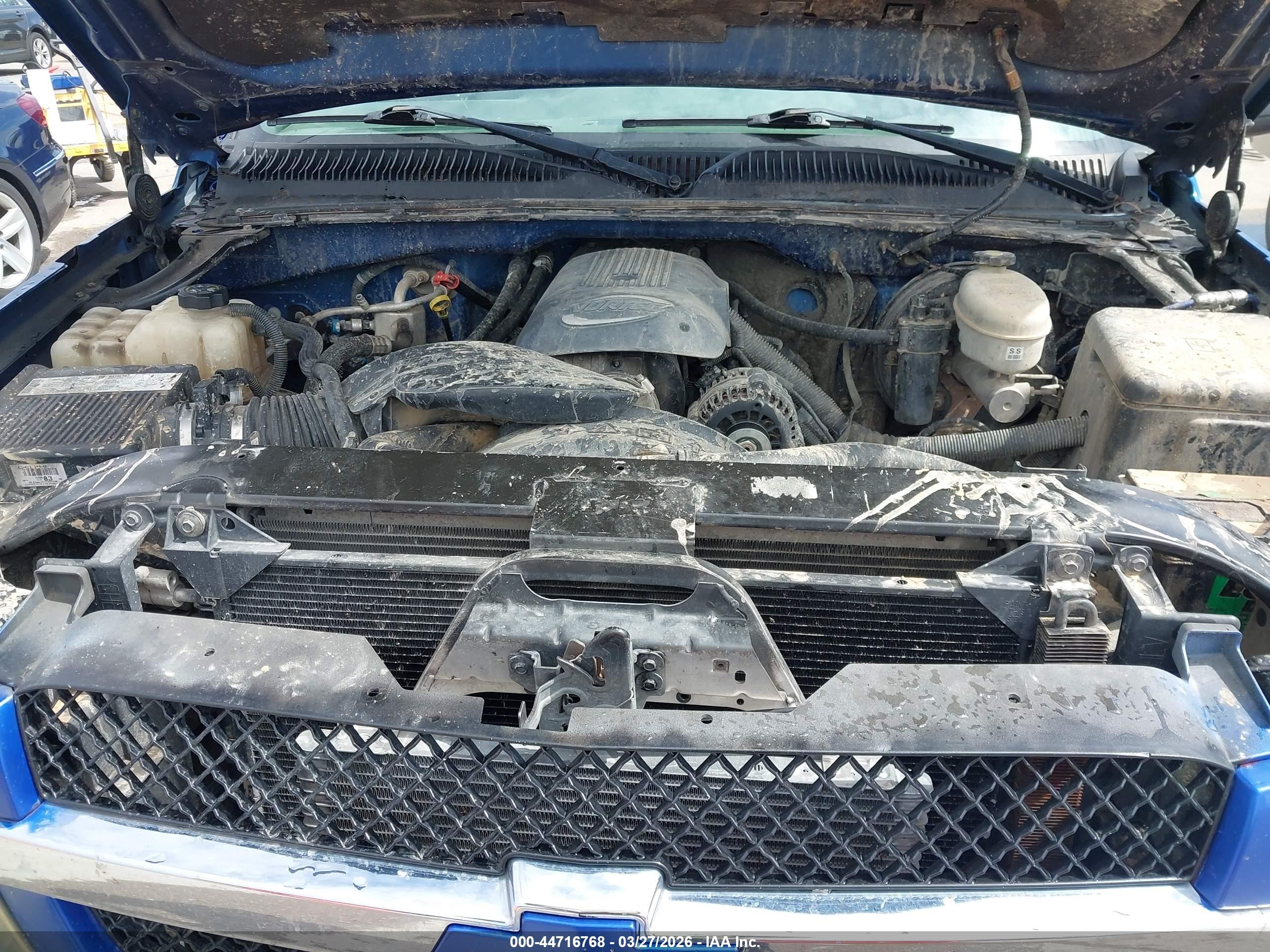 2004 Chevrolet Silverado 1500 Ls Blue vin: 2GCEK19T641274350