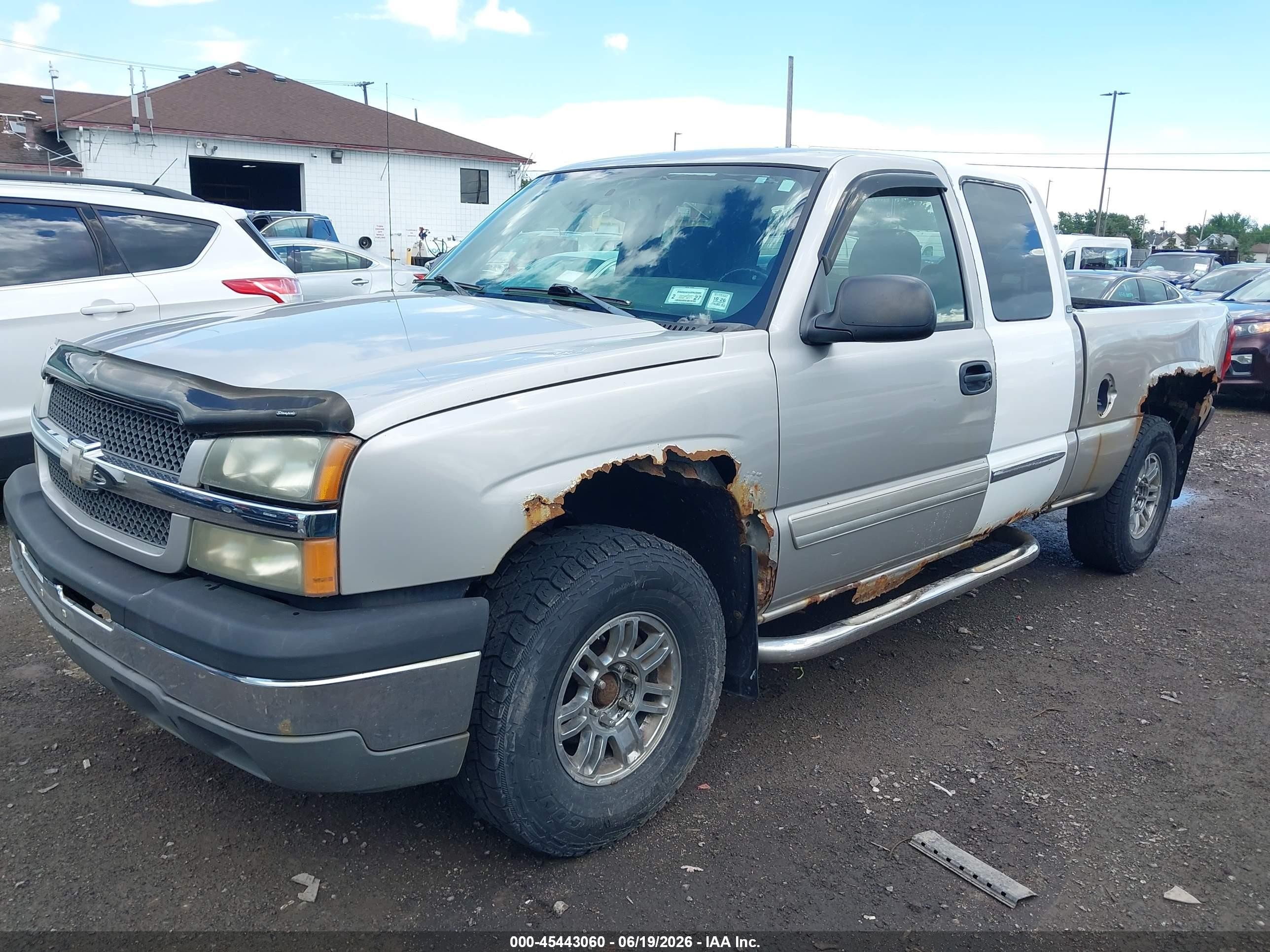 2004 Chevrolet Silverado 1500 Ls Серый vin: 2GCEK19T641338807