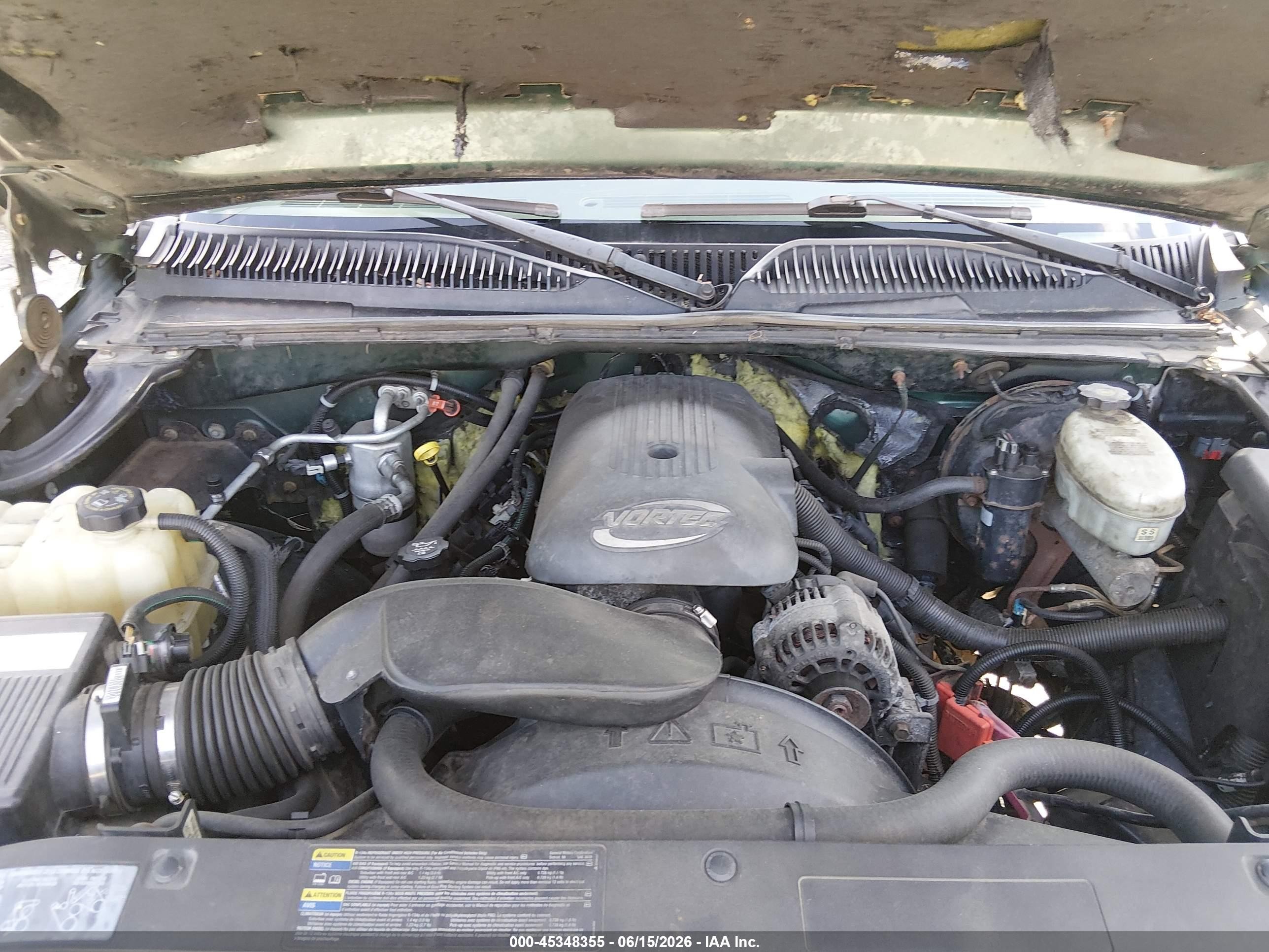 2004 Chevrolet Silverado 1500 Ls Green vin: 2GCEK19T641379440
