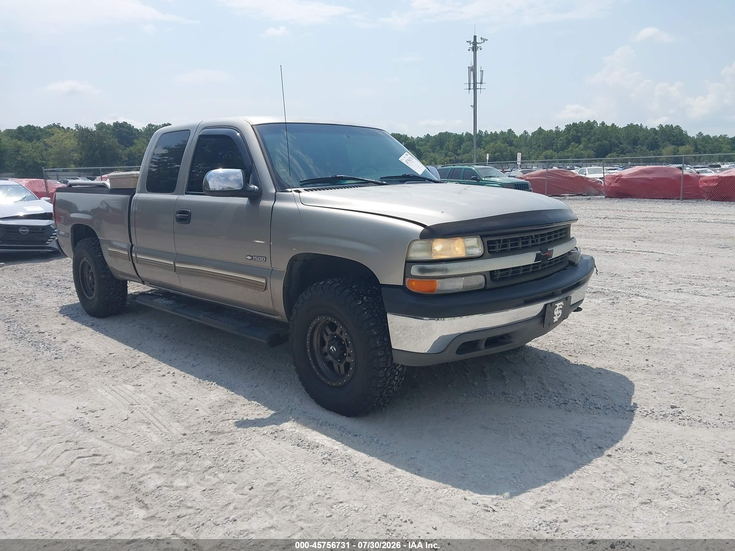 1999 Chevrolet Silverado 1500 Lt Серебряный vin: 2GCEK19T6X1103862