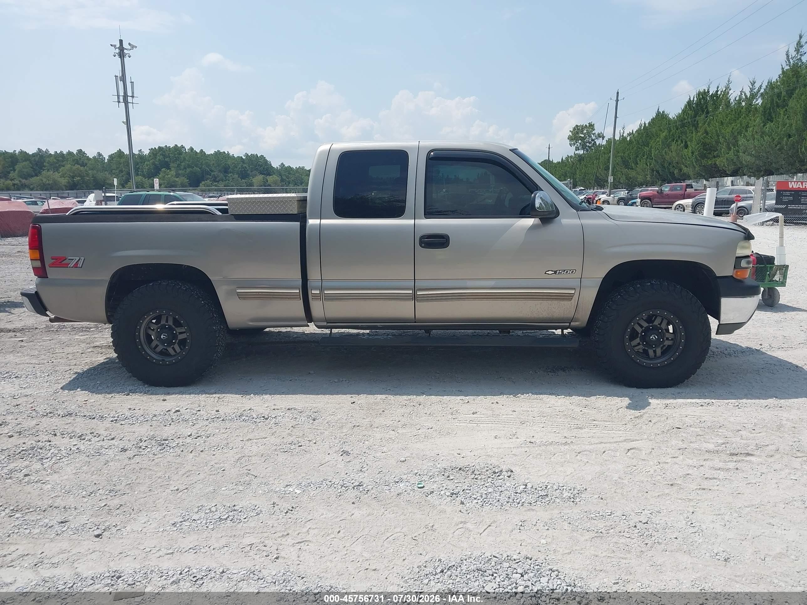 1999 Chevrolet Silverado 1500 Lt Серебряный vin: 2GCEK19T6X1103862