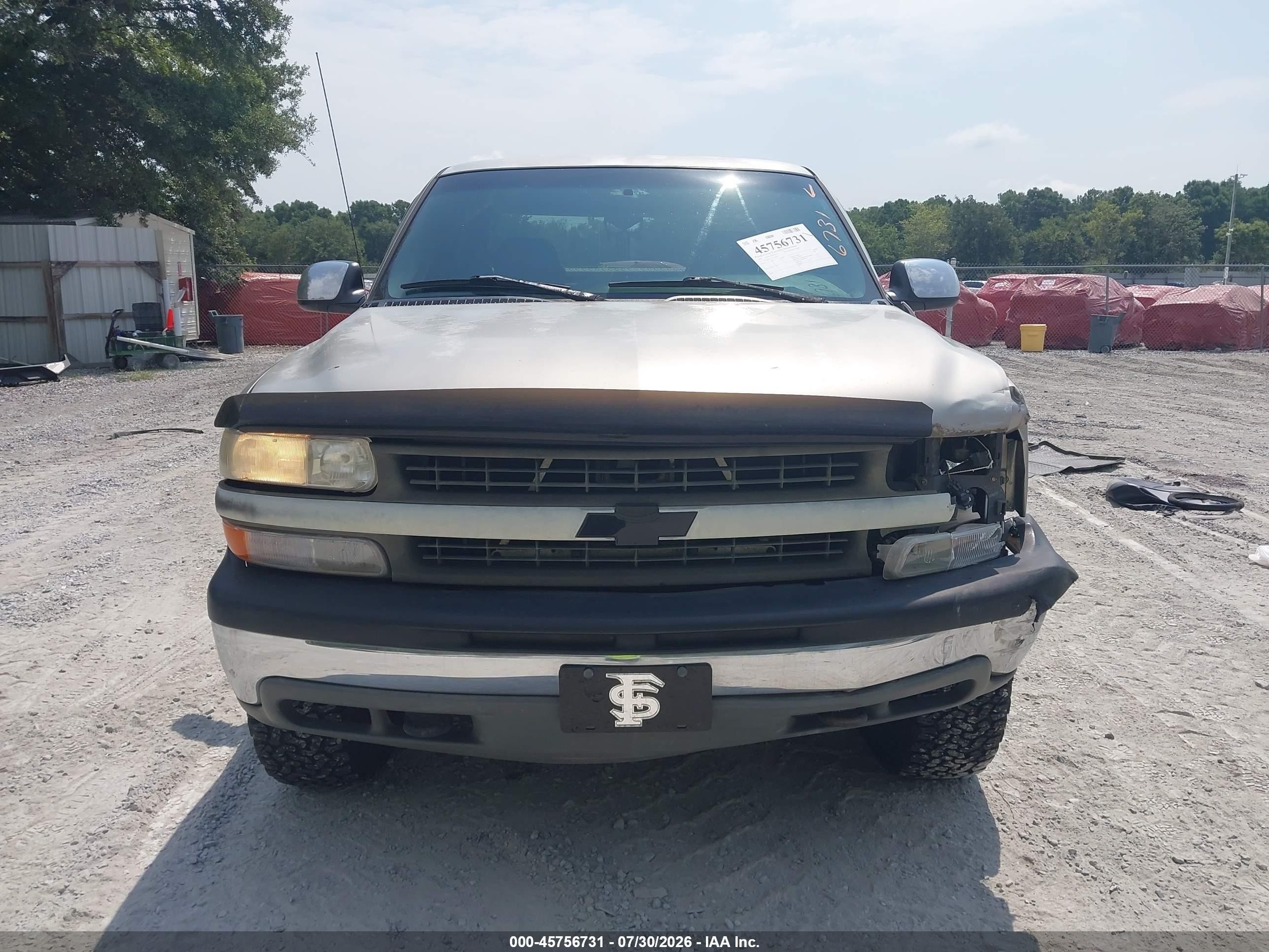 1999 Chevrolet Silverado 1500 Lt Серебряный vin: 2GCEK19T6X1103862