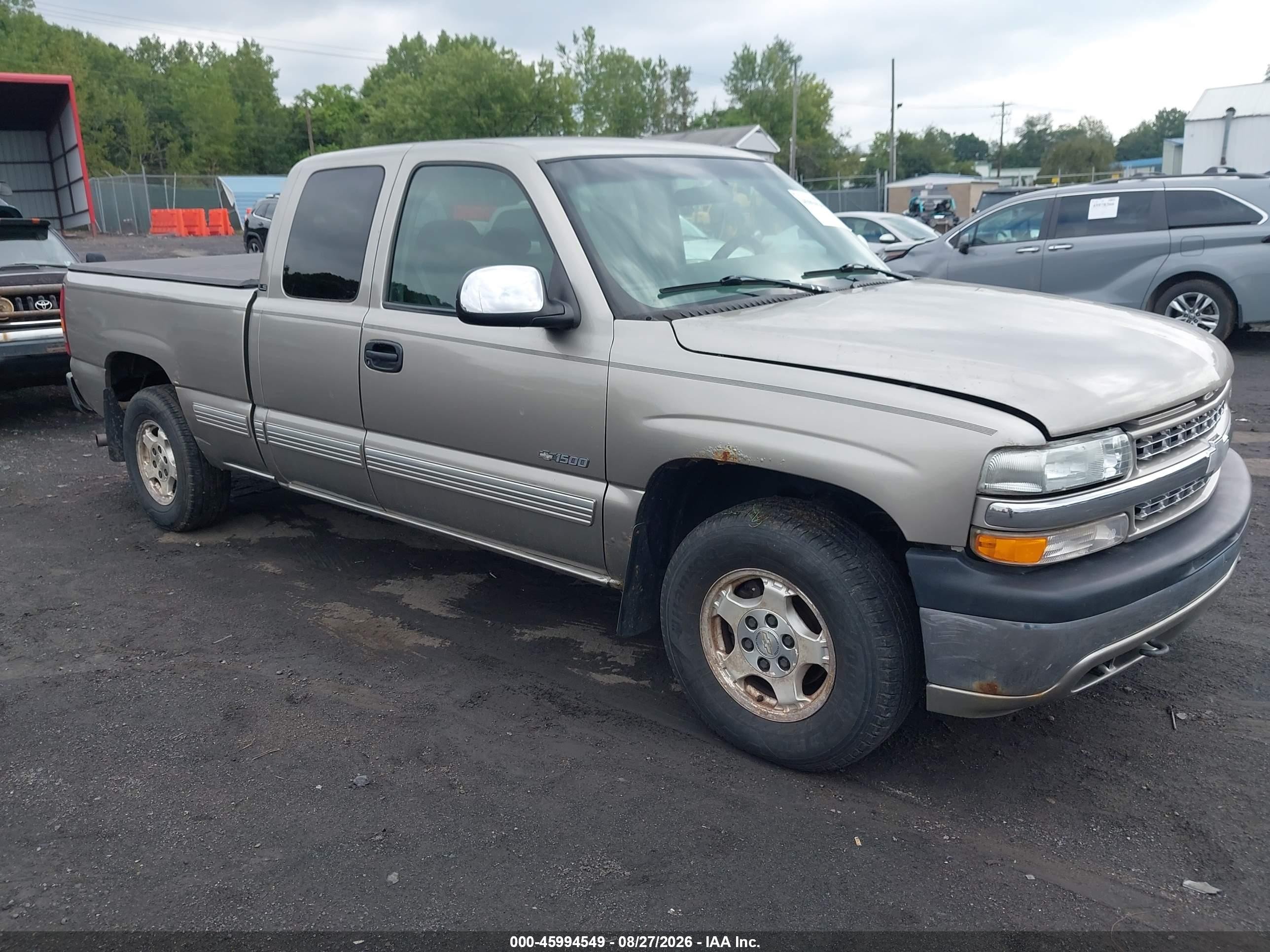 2000 Chevrolet Silverado 1500 Ls Tan vin: 2GCEK19T6Y1111820