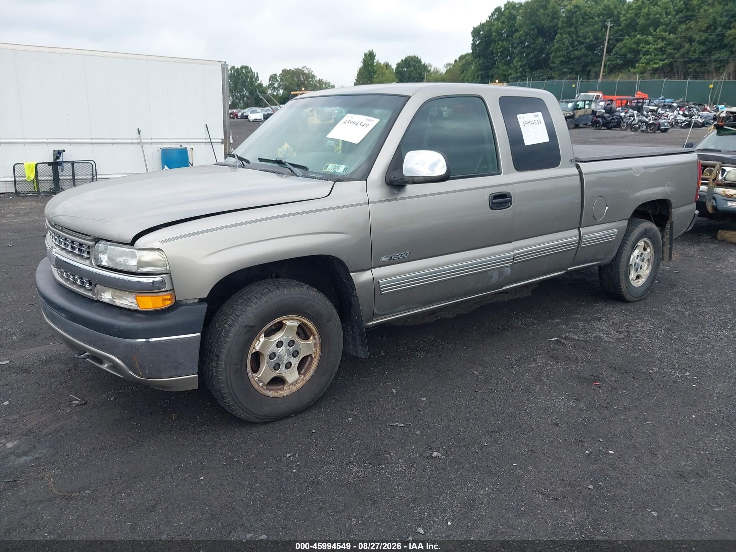 2000 Chevrolet Silverado 1500 Ls Tan vin: 2GCEK19T6Y1111820