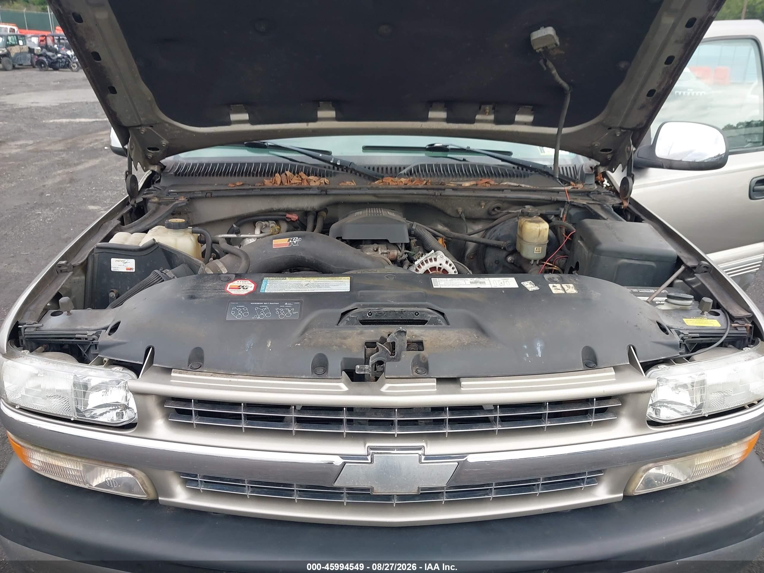 2000 Chevrolet Silverado 1500 Ls Tan vin: 2GCEK19T6Y1111820