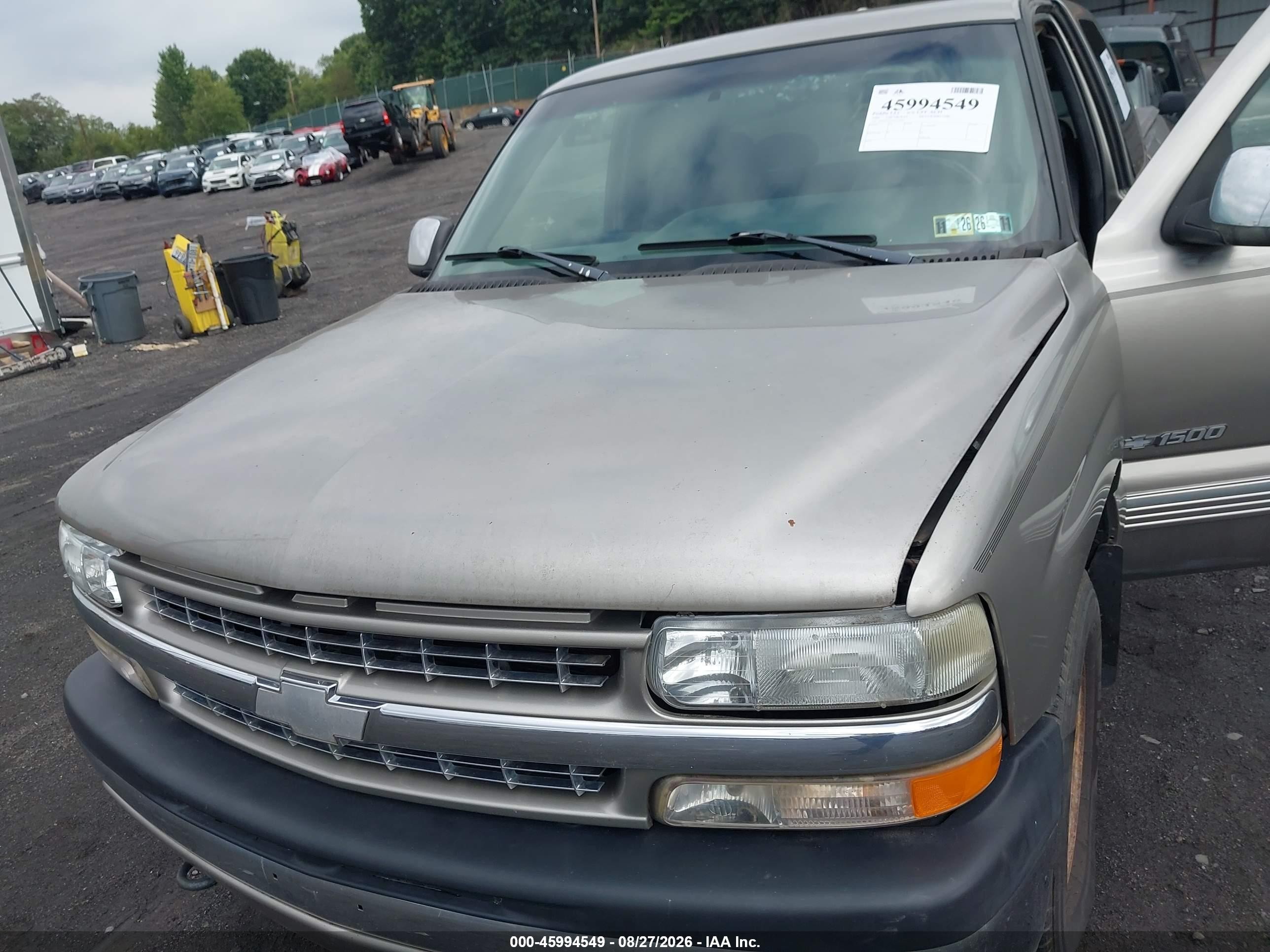 2000 Chevrolet Silverado 1500 Ls Tan vin: 2GCEK19T6Y1111820