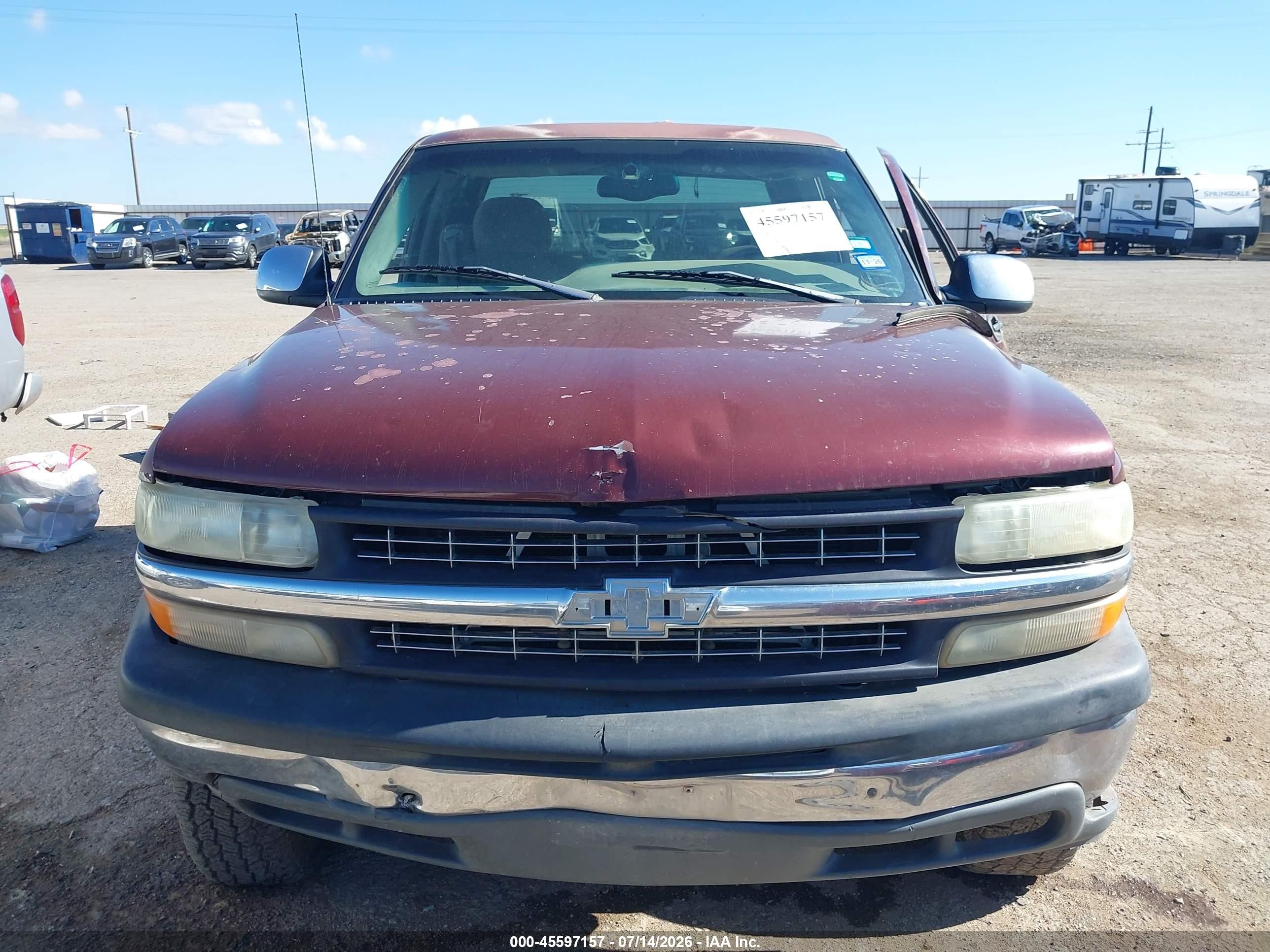 2000 Chevrolet Silverado 1500 Ls Maroon vin: 2GCEK19T6Y1167823