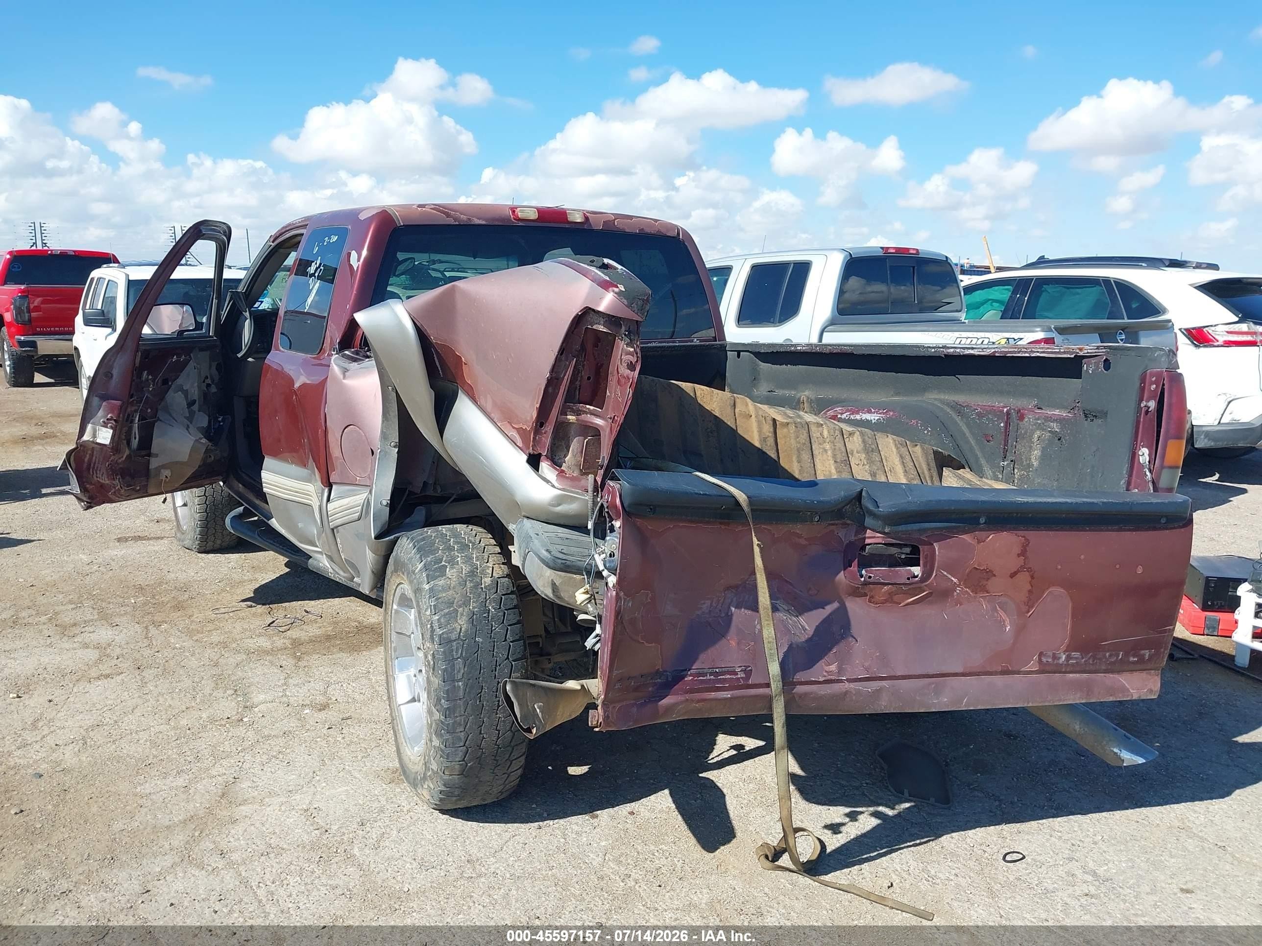 2000 Chevrolet Silverado 1500 Ls Maroon vin: 2GCEK19T6Y1167823