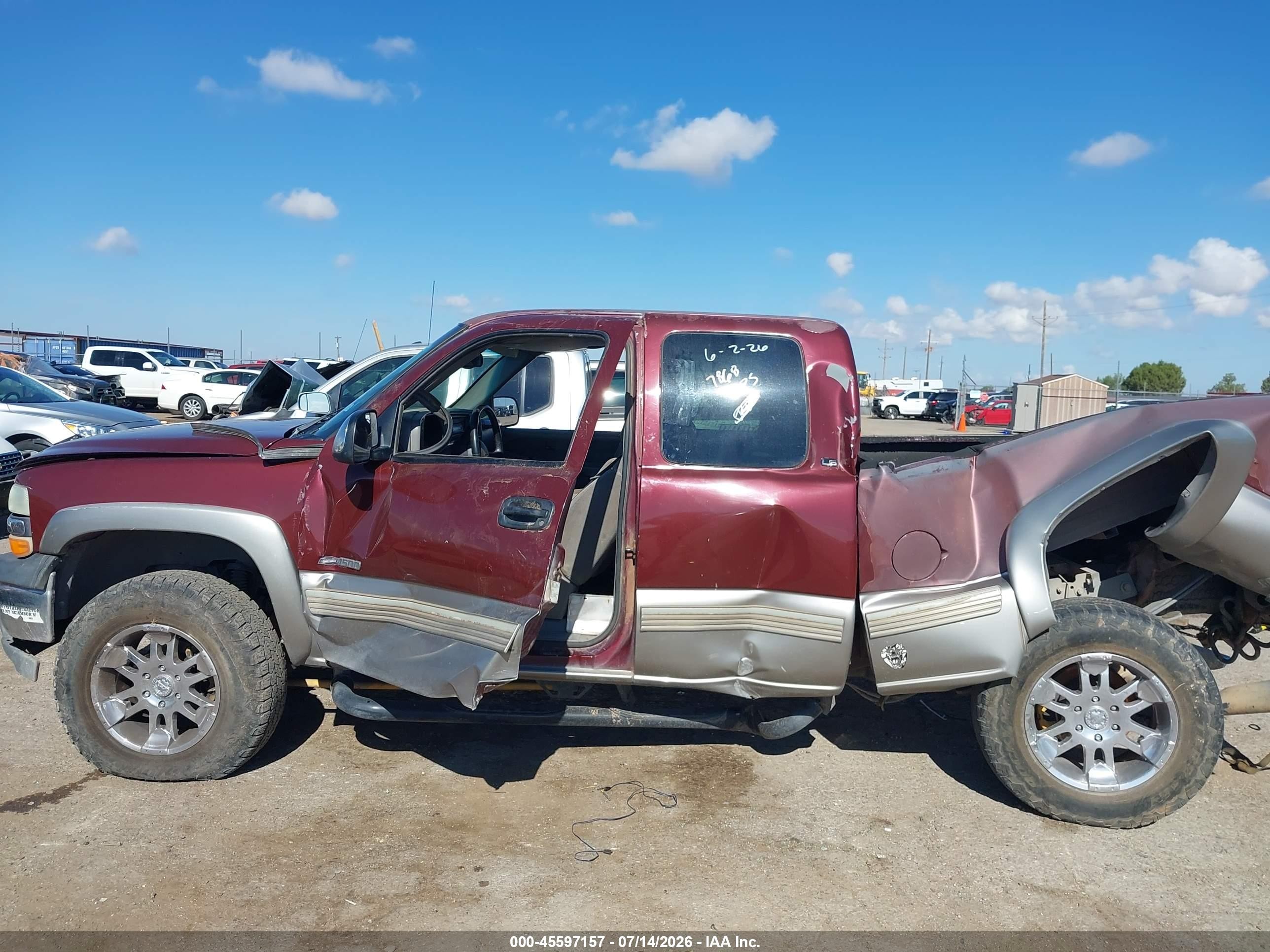 2000 Chevrolet Silverado 1500 Ls Maroon vin: 2GCEK19T6Y1167823