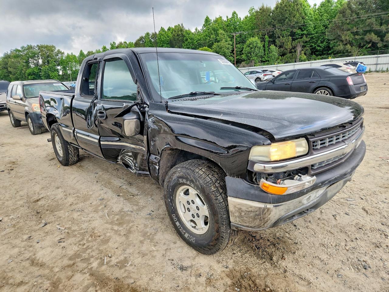 2000 Chevrolet Silverado K1500 Black vin: 2GCEK19T6Y1209262