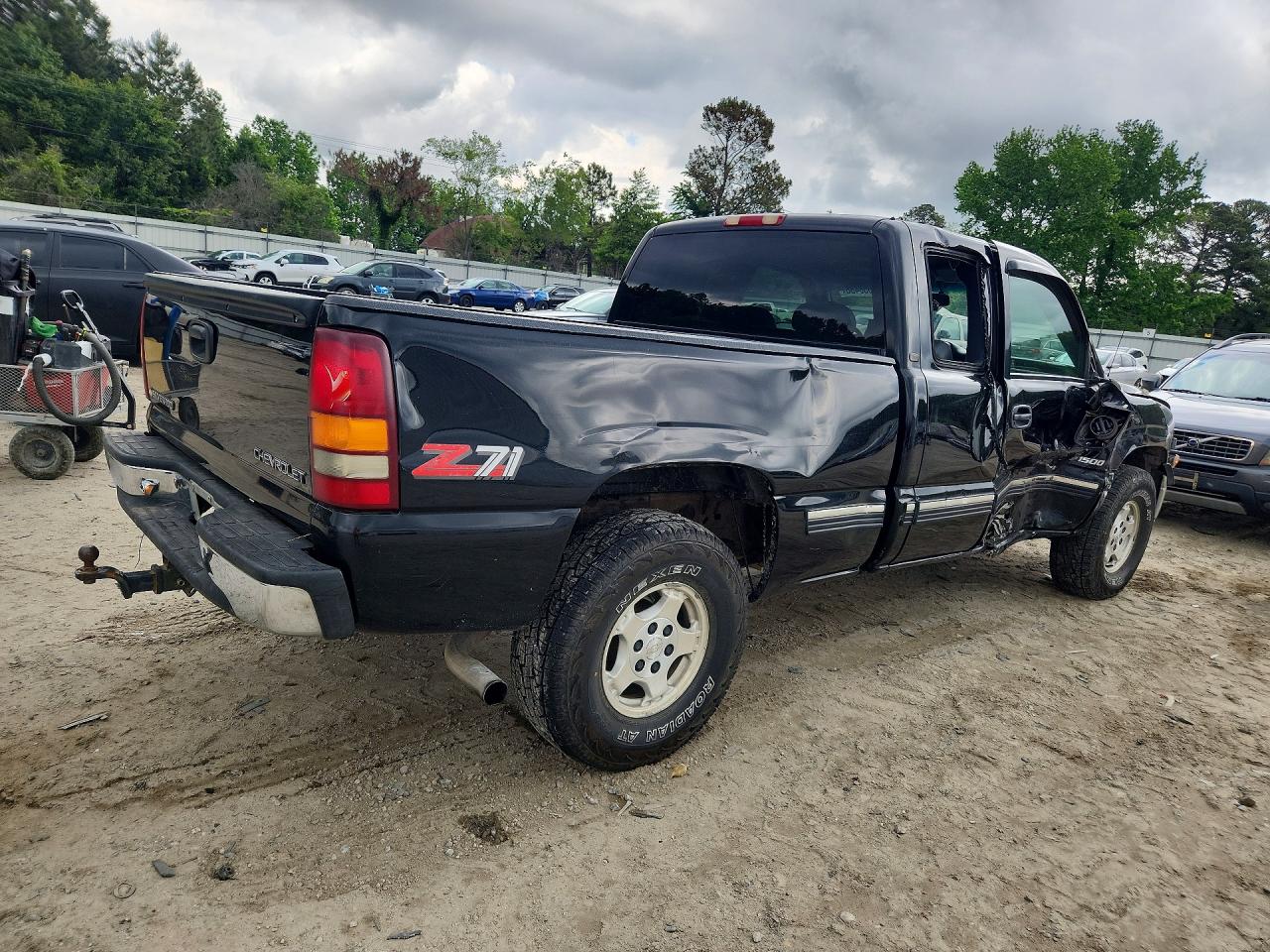 2000 Chevrolet Silverado K1500 Black vin: 2GCEK19T6Y1209262