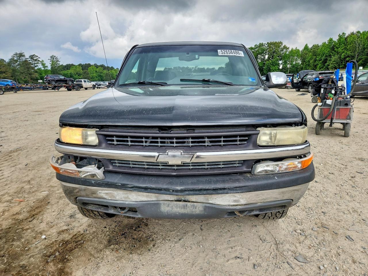 2000 Chevrolet Silverado K1500 Black vin: 2GCEK19T6Y1209262