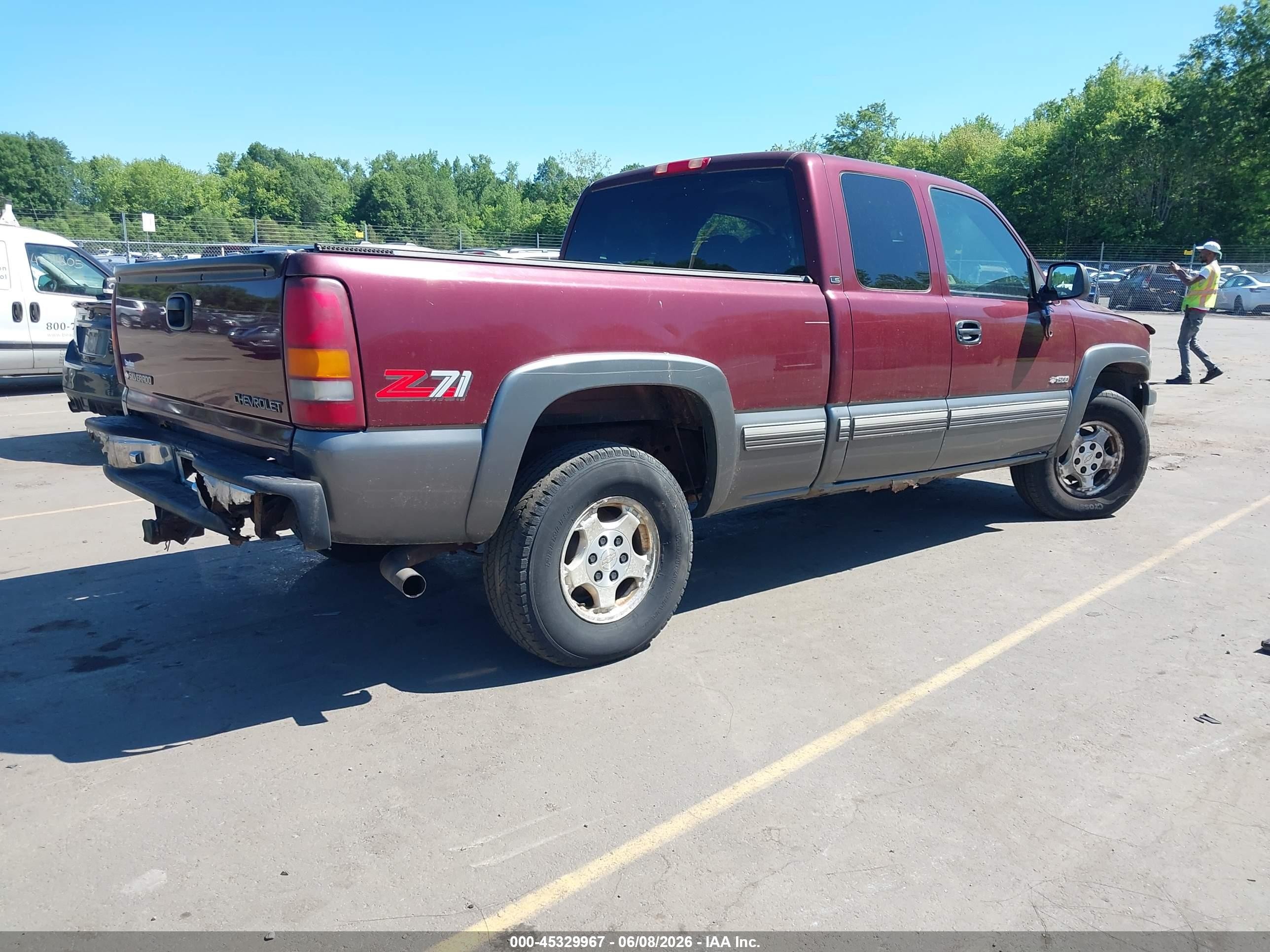 2000 Chevrolet Silverado 1500 Ls Бордовый vin: 2GCEK19T6Y1287525