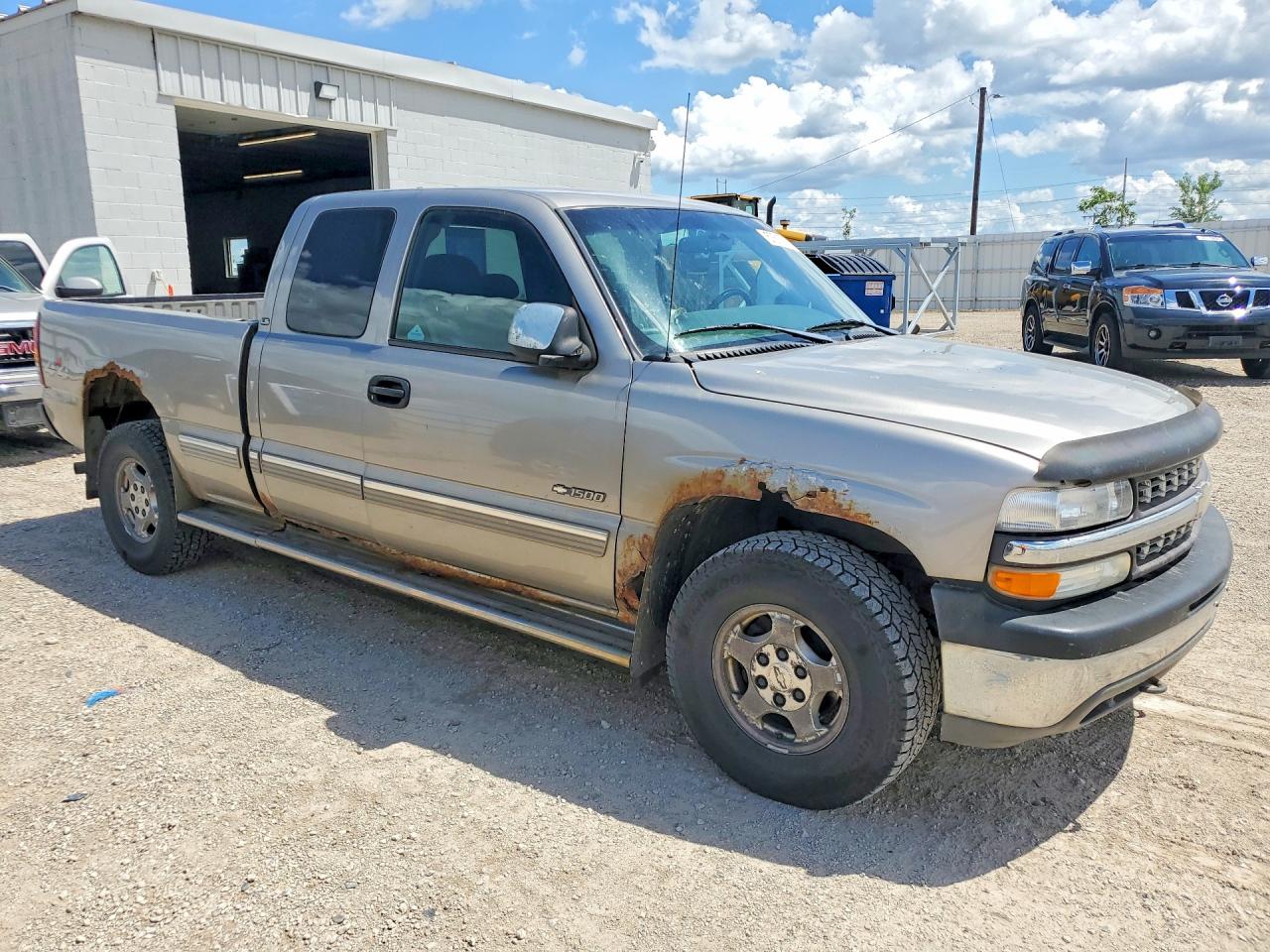 2001 Chevrolet Silverado K1500 Gray vin: 2GCEK19T711326936