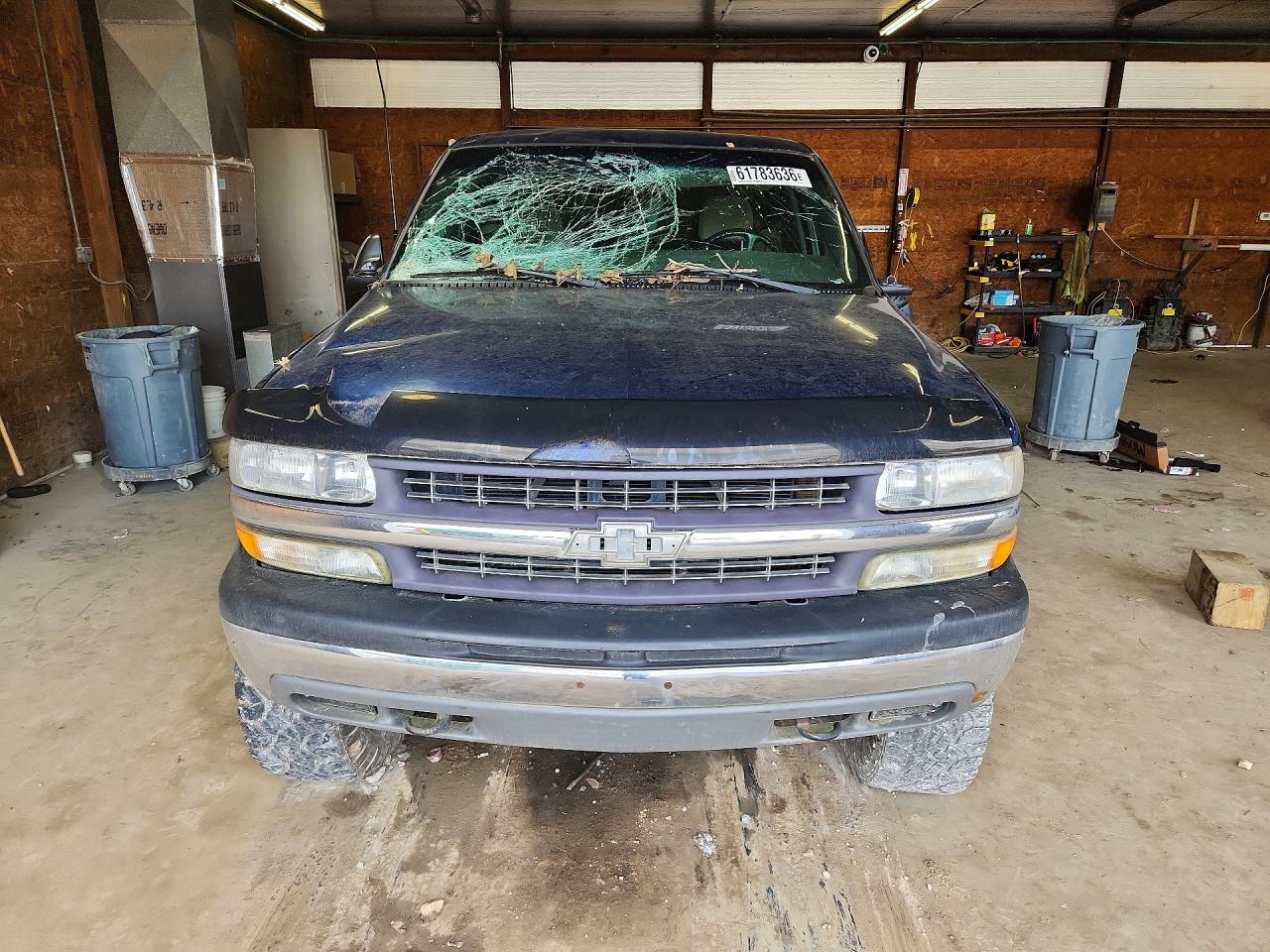 2001 Chevrolet Silverado K1500 Blue vin: 2GCEK19T711343946