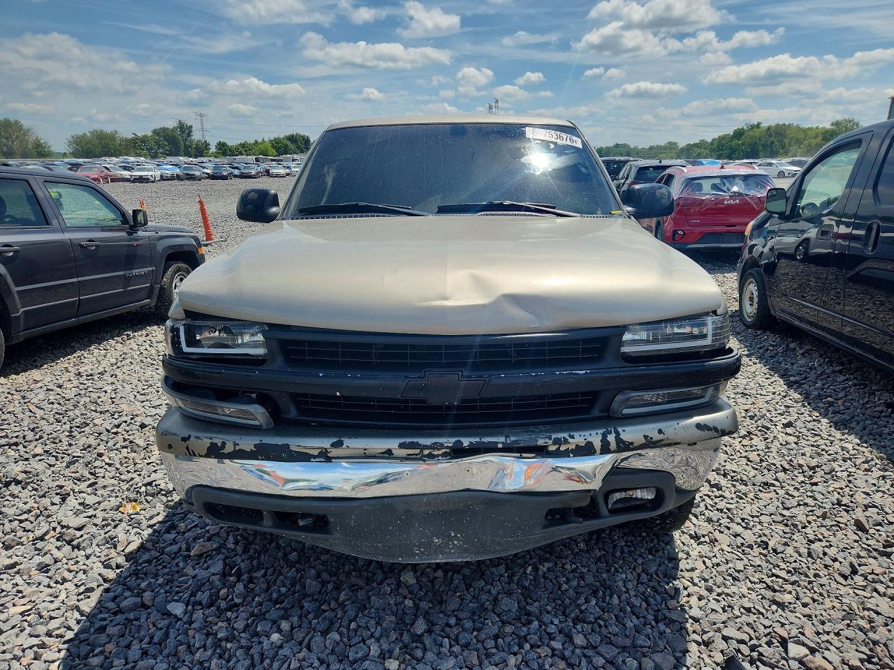 2001 Chevrolet Silverado K1500 Tan vin: 2GCEK19T711357605